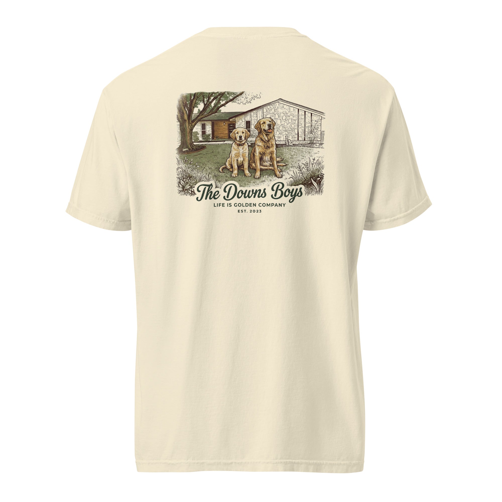 The Downs Boys Unisex garment-dyed heavyweight Tee