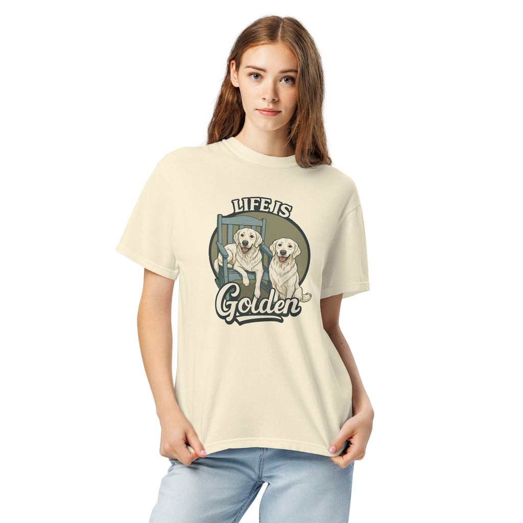 Porchside Pals Unisex garment-dyed heavyweight t-shirt