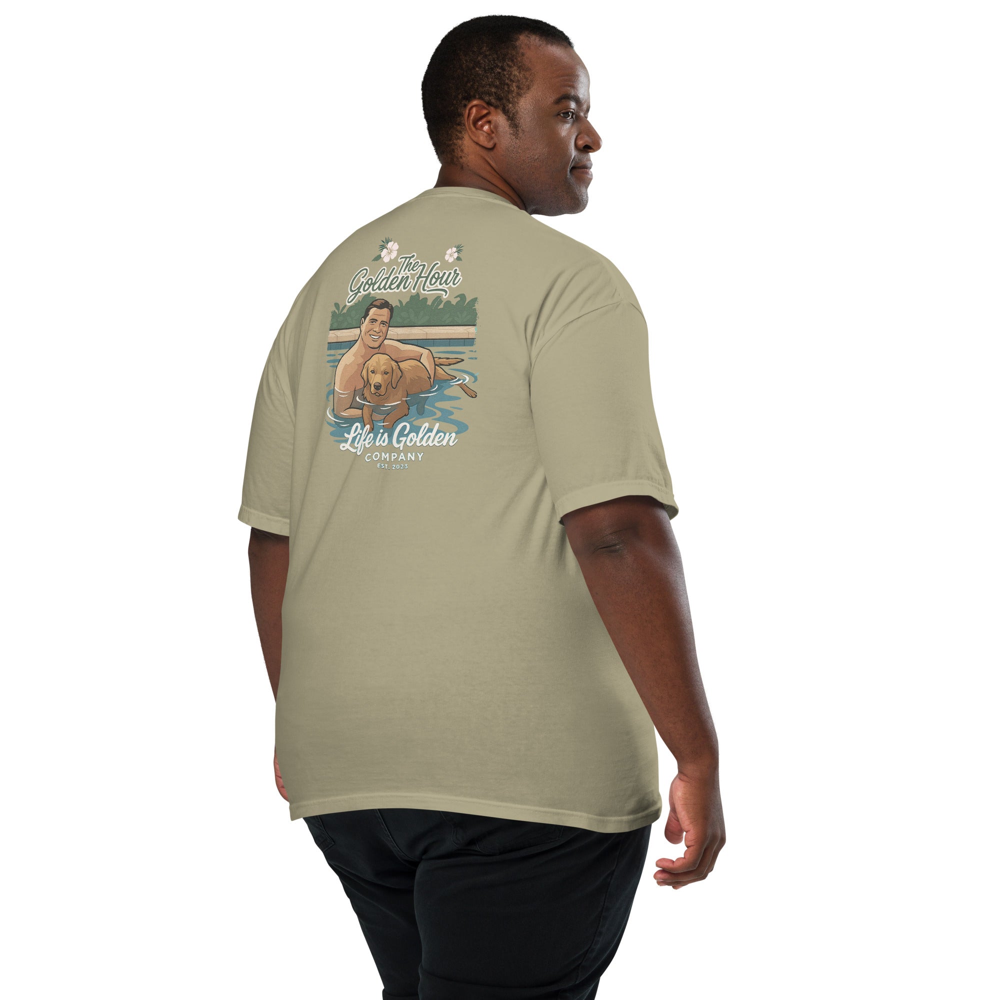 Poolside Pals Unisex garment-dyed heavyweight t-shirt
