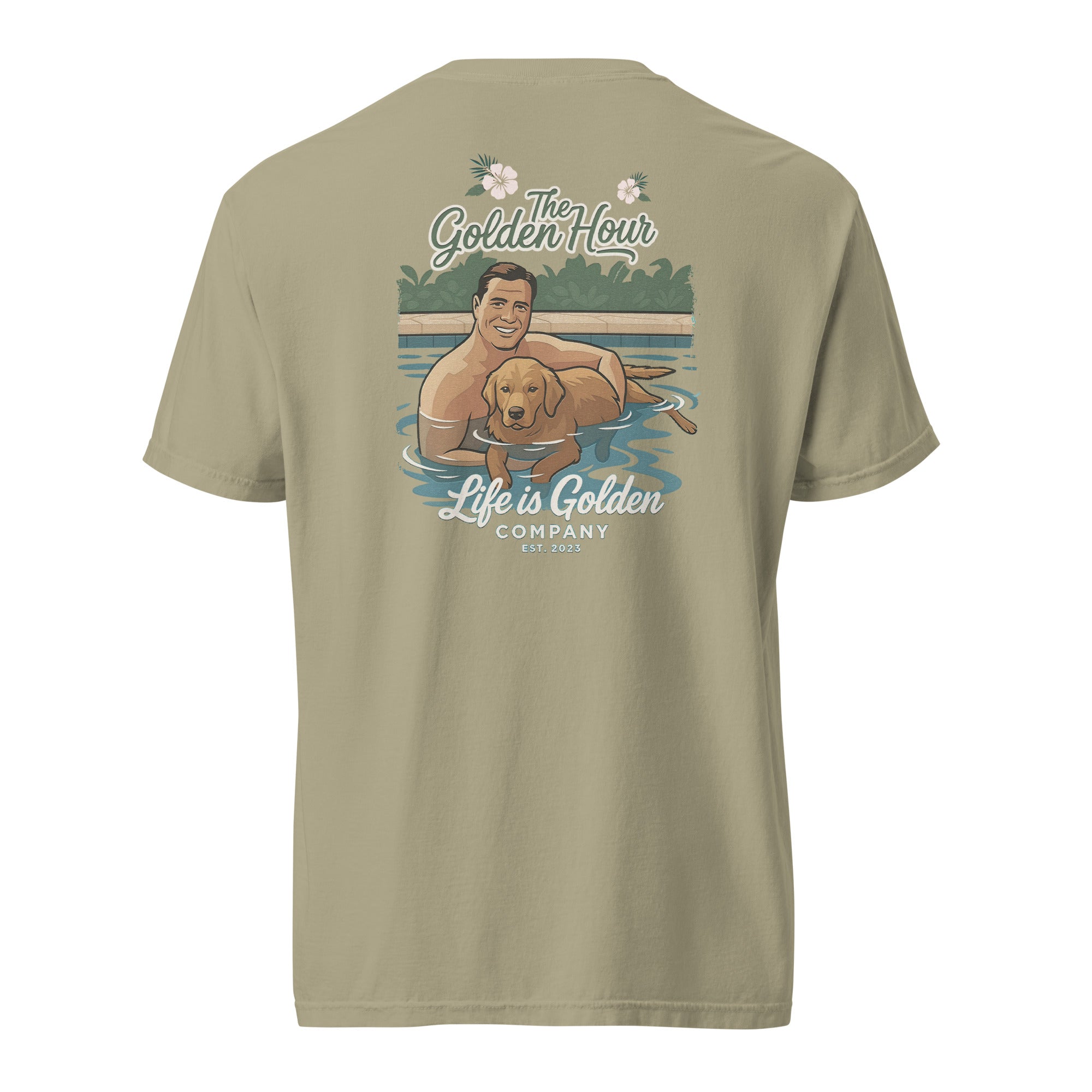 Poolside Pals Unisex garment-dyed heavyweight t-shirt