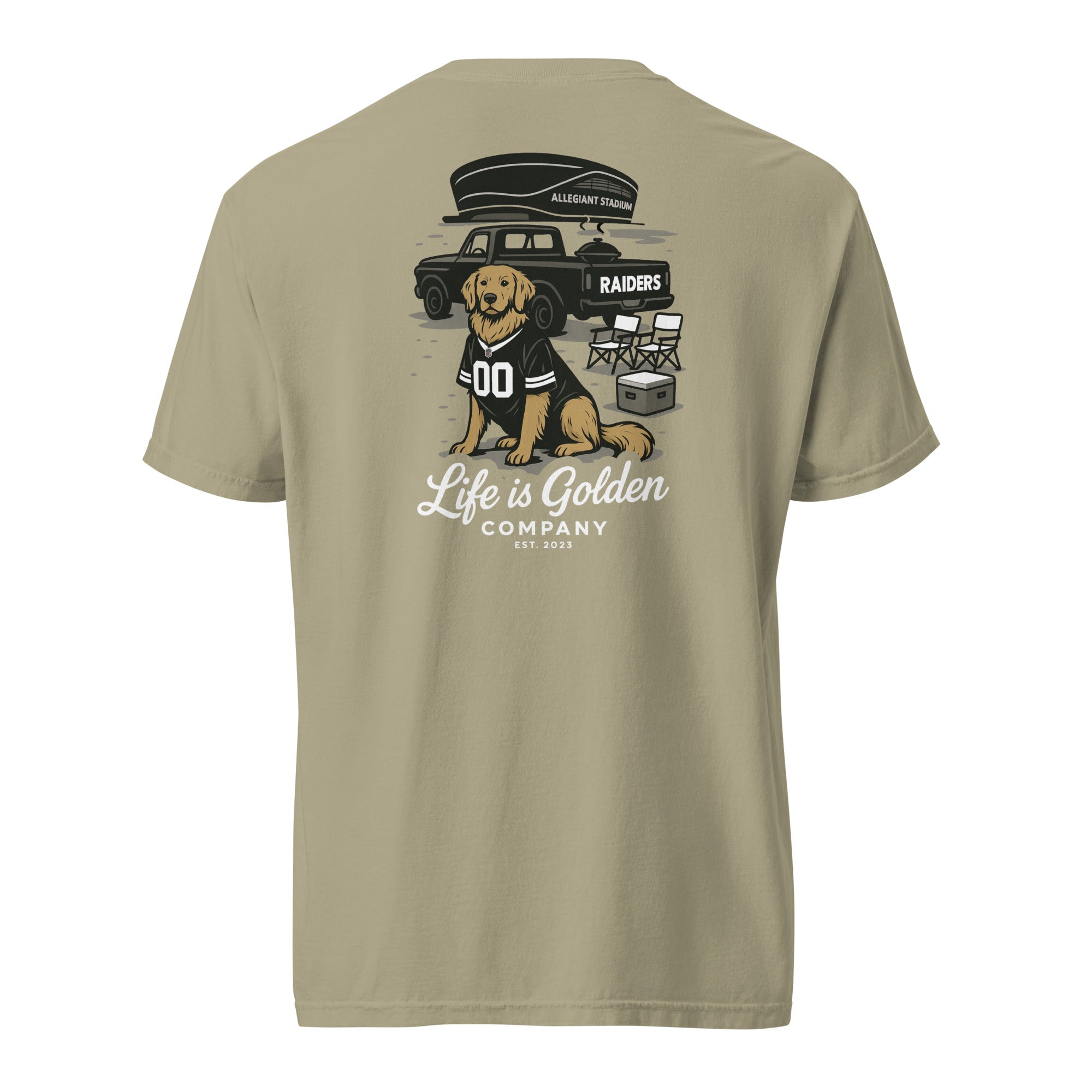 Golden Raiders Unisex garment-dyed heavyweight t-shirt