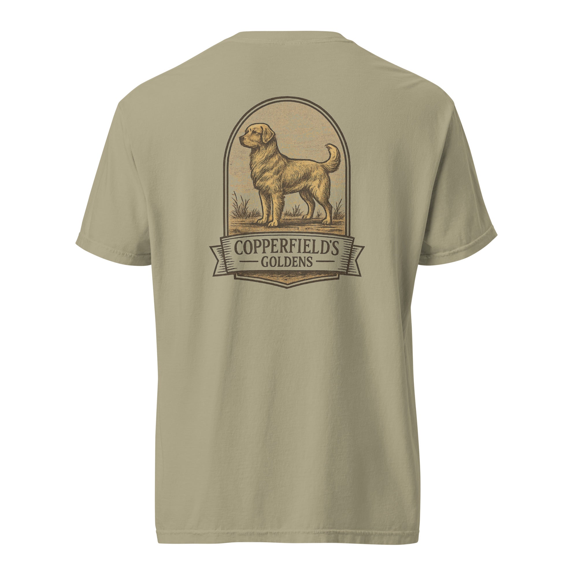 Copperfield's Goldens Unisex garment-dyed heavyweight t-shirt