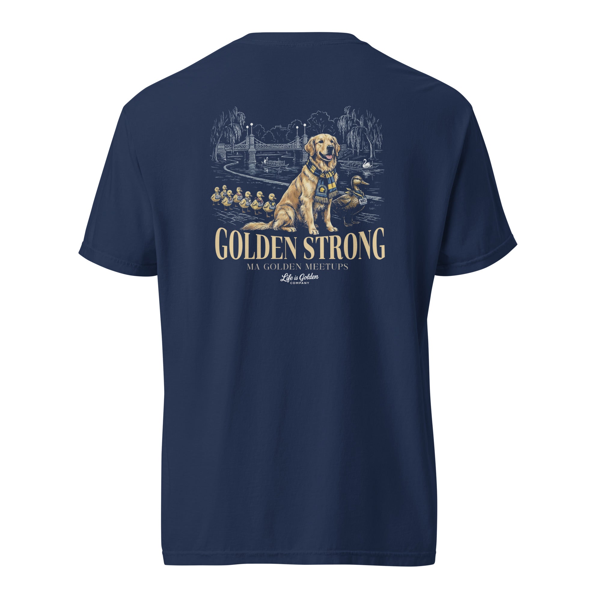 Make Way For Goldens Heavyweight Unisex Tee