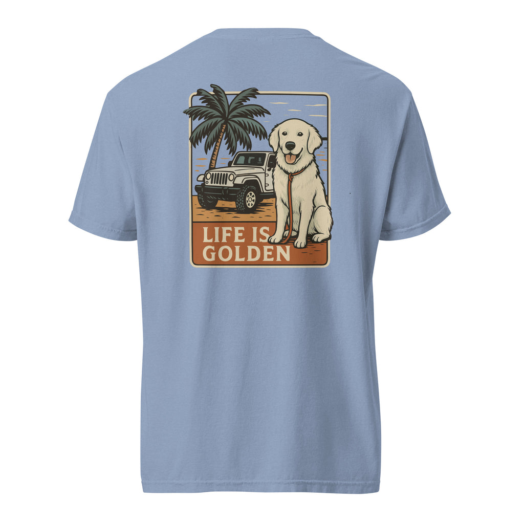 April Unisex garment-dyed heavyweight t-shirt