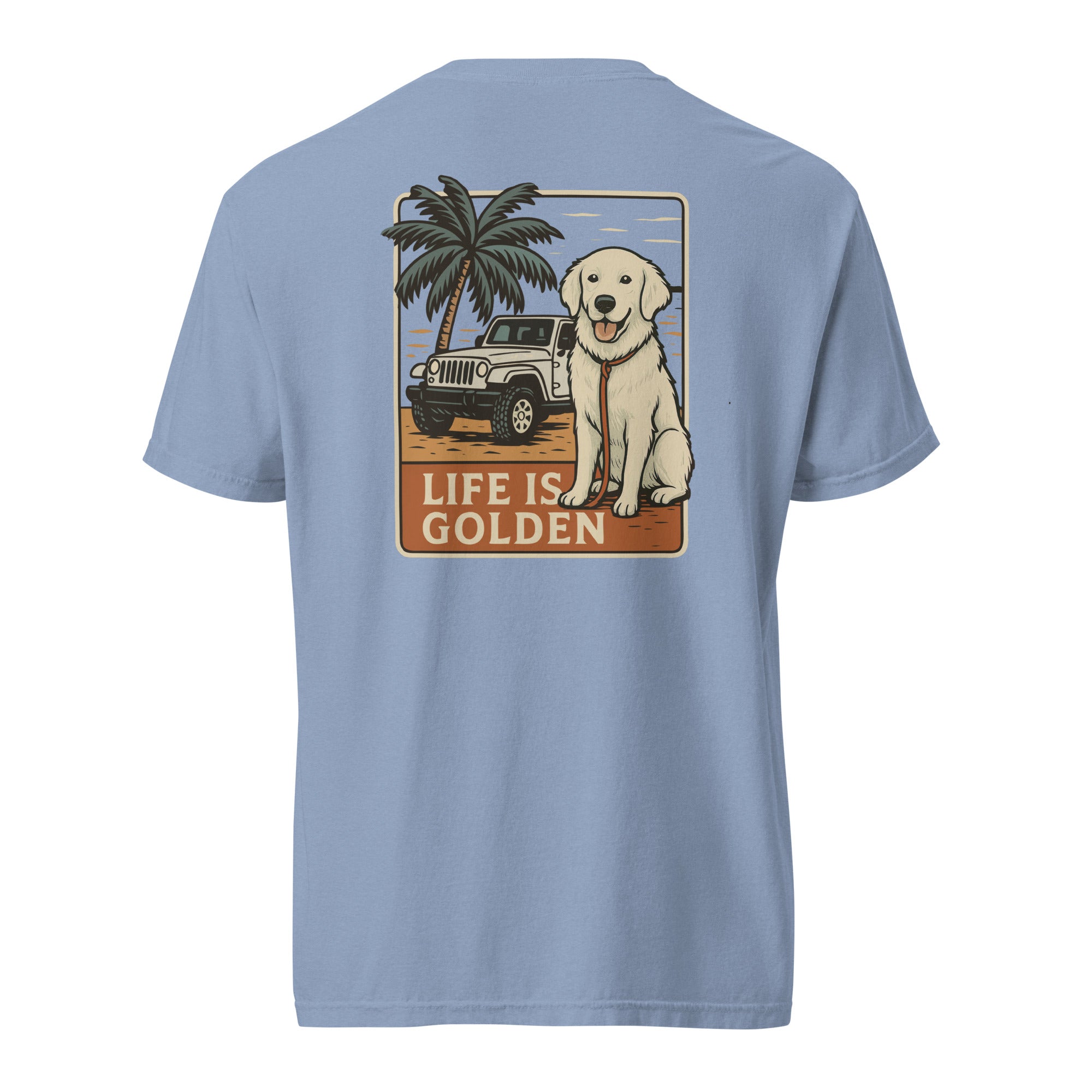 April Unisex garment-dyed heavyweight t-shirt