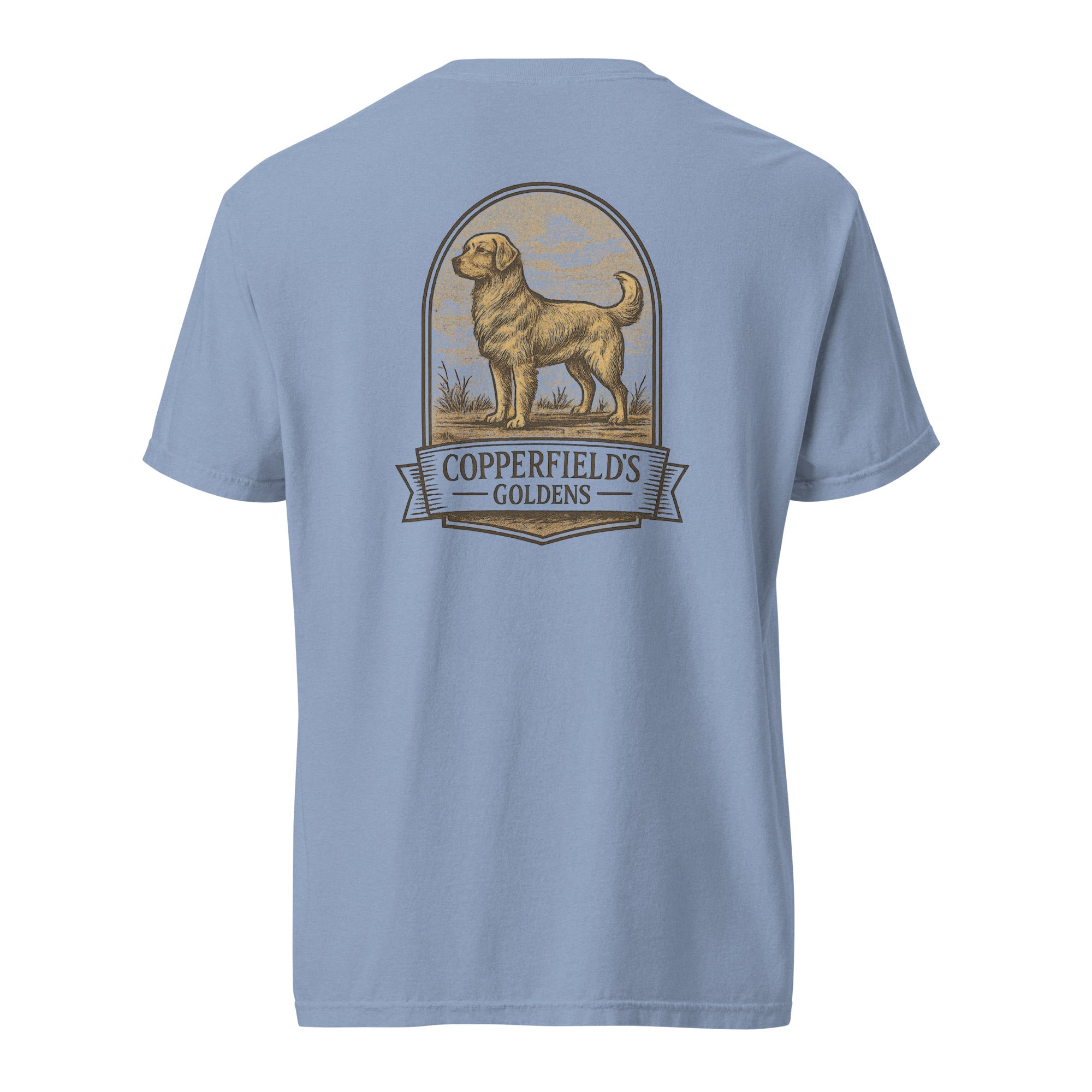 Copperfield's Goldens Unisex garment-dyed heavyweight t-shirt