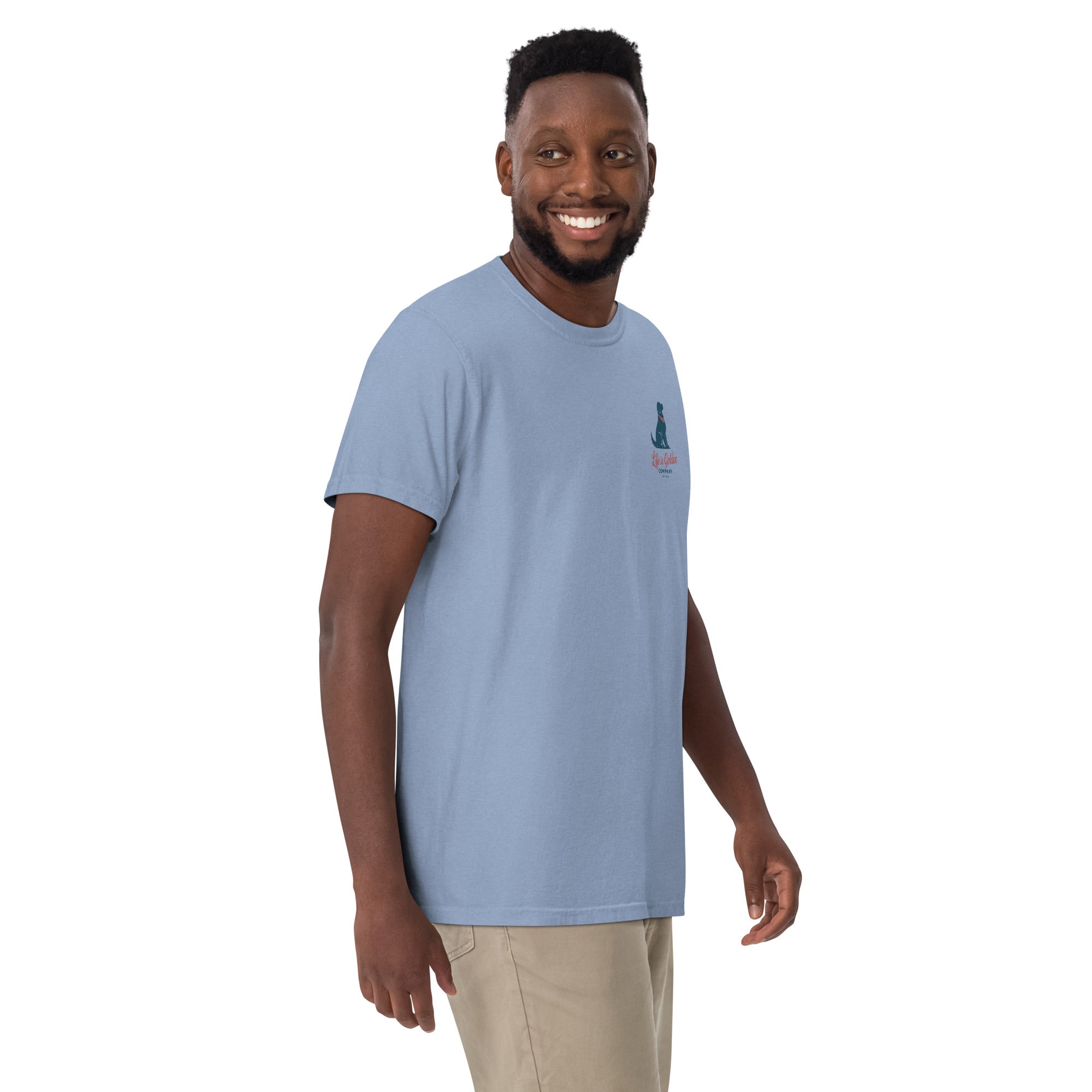 April Unisex garment-dyed heavyweight t-shirt