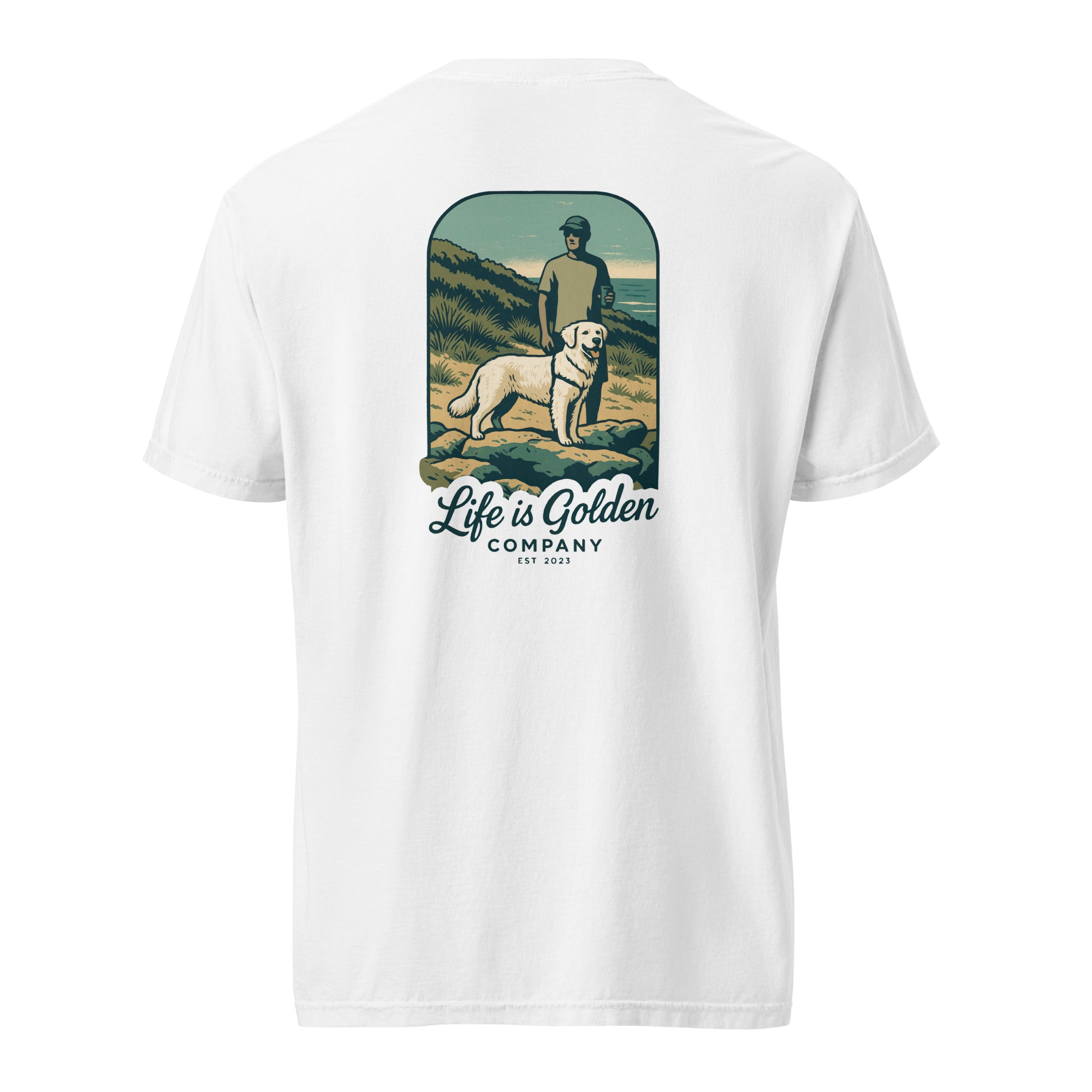 Blue Ridge Trail Unisex garment-dyed heavyweight t-shirt
