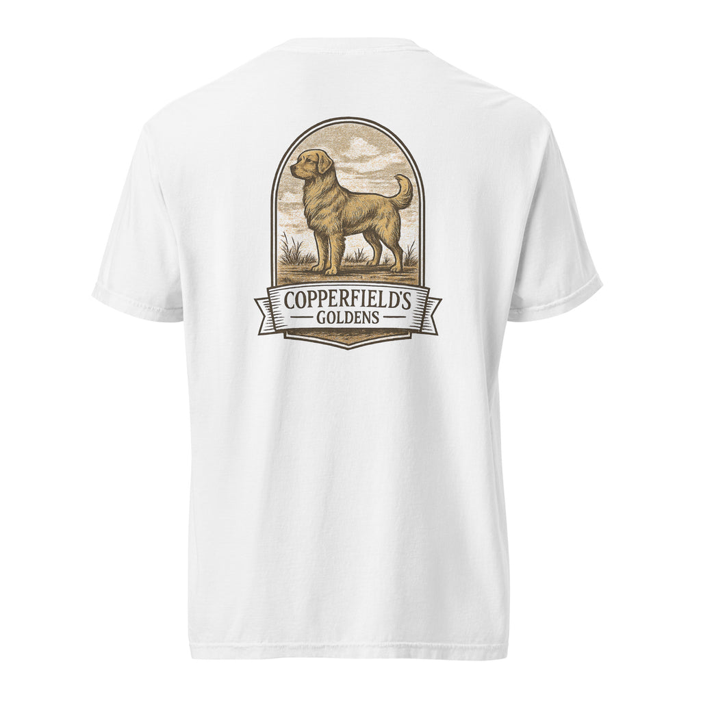 Copperfield's Goldens Unisex garment-dyed heavyweight t-shirt