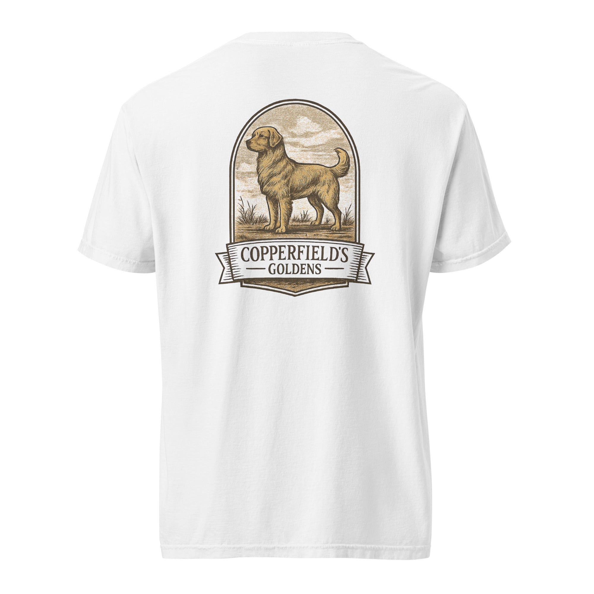 Copperfield's Goldens Unisex garment-dyed heavyweight t-shirt