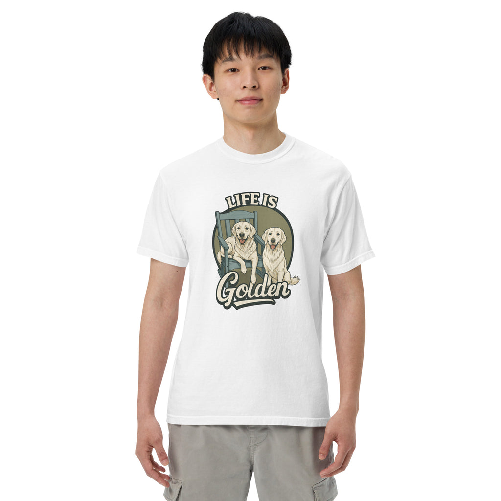 Porchside Pals Unisex garment-dyed heavyweight t-shirt