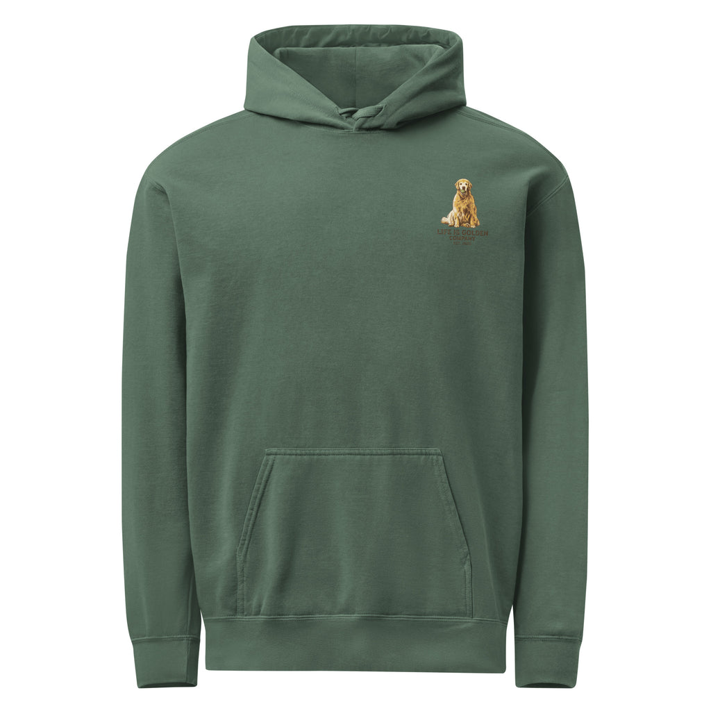 Brookins Goldens Pickup Unisex garment-dyed hoodie