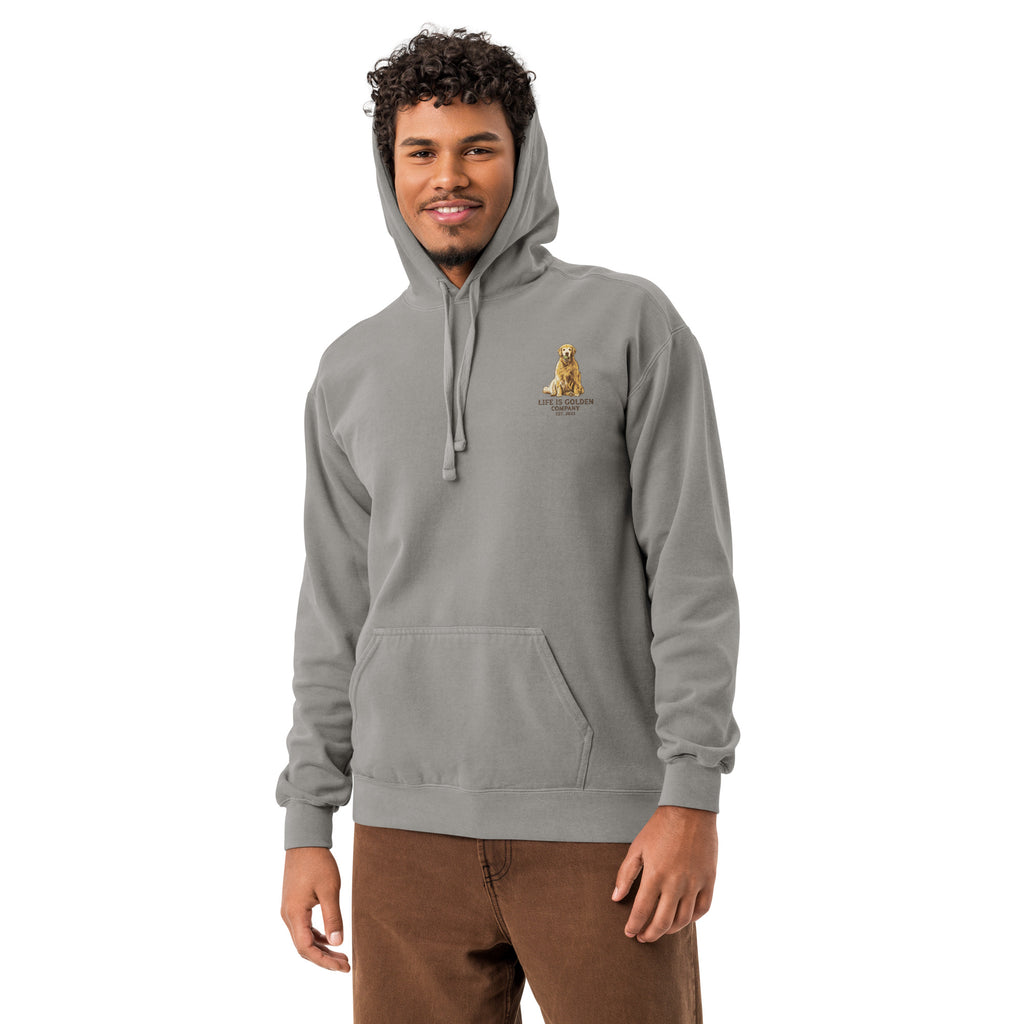 Brookins Goldens Pickup Unisex garment-dyed hoodie
