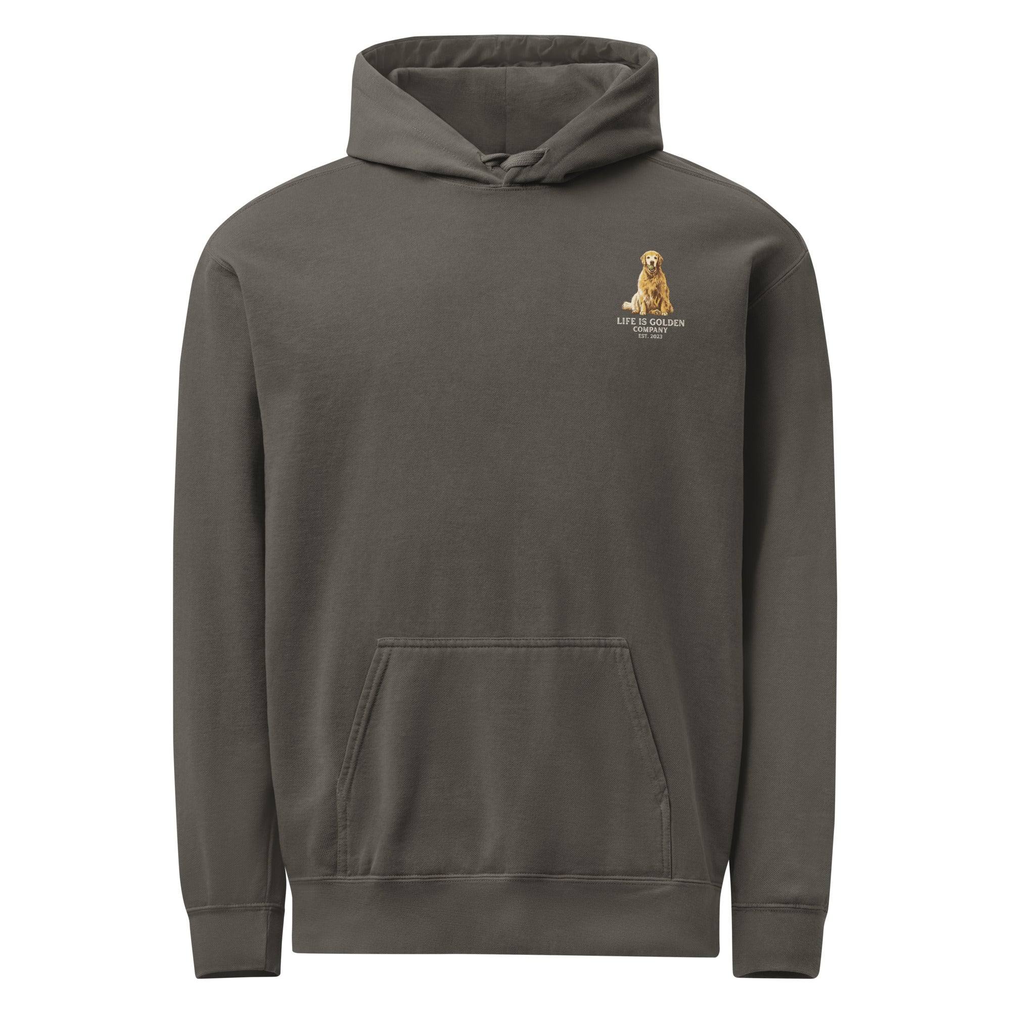 Brookins Wagon Unisex garment-dyed hoodie