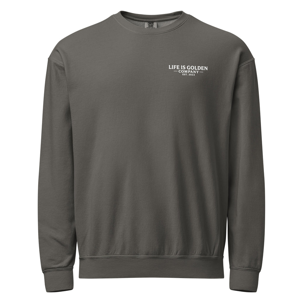 Sled Dog Unisex Midweight Fleece Crewneck Sweatshirt