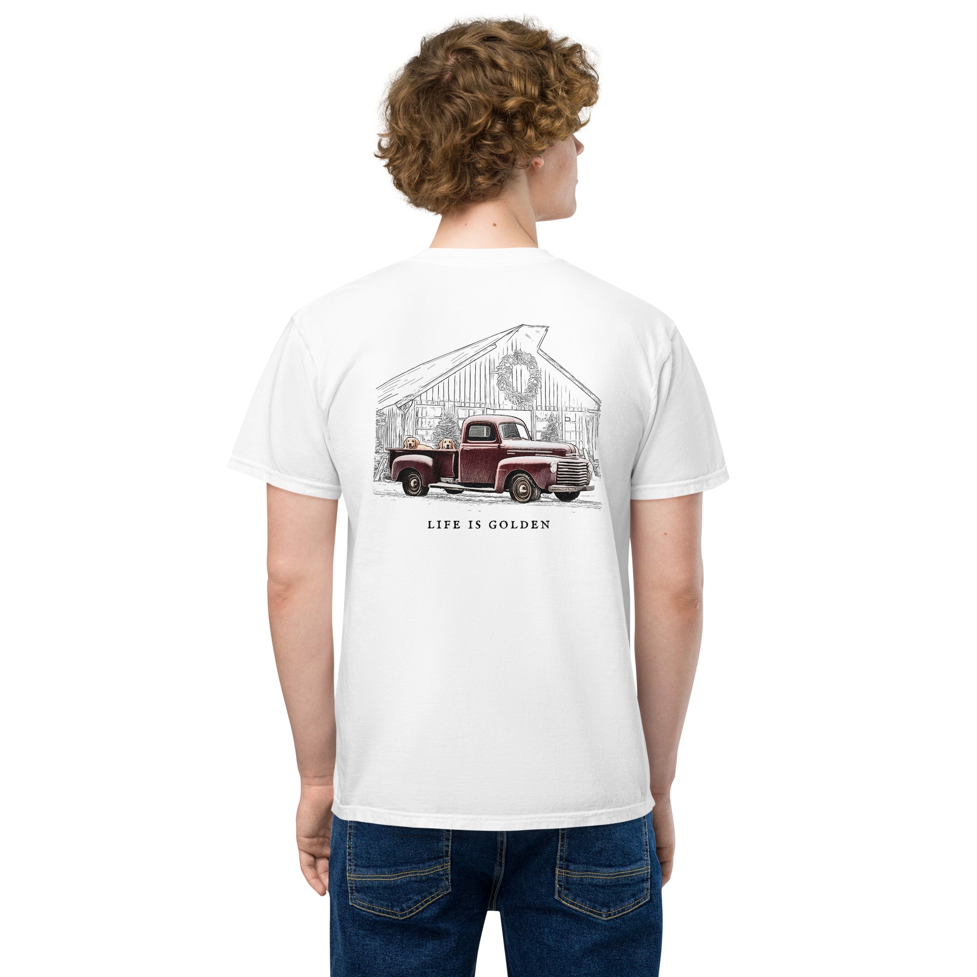 Vintage Truck pocket tee