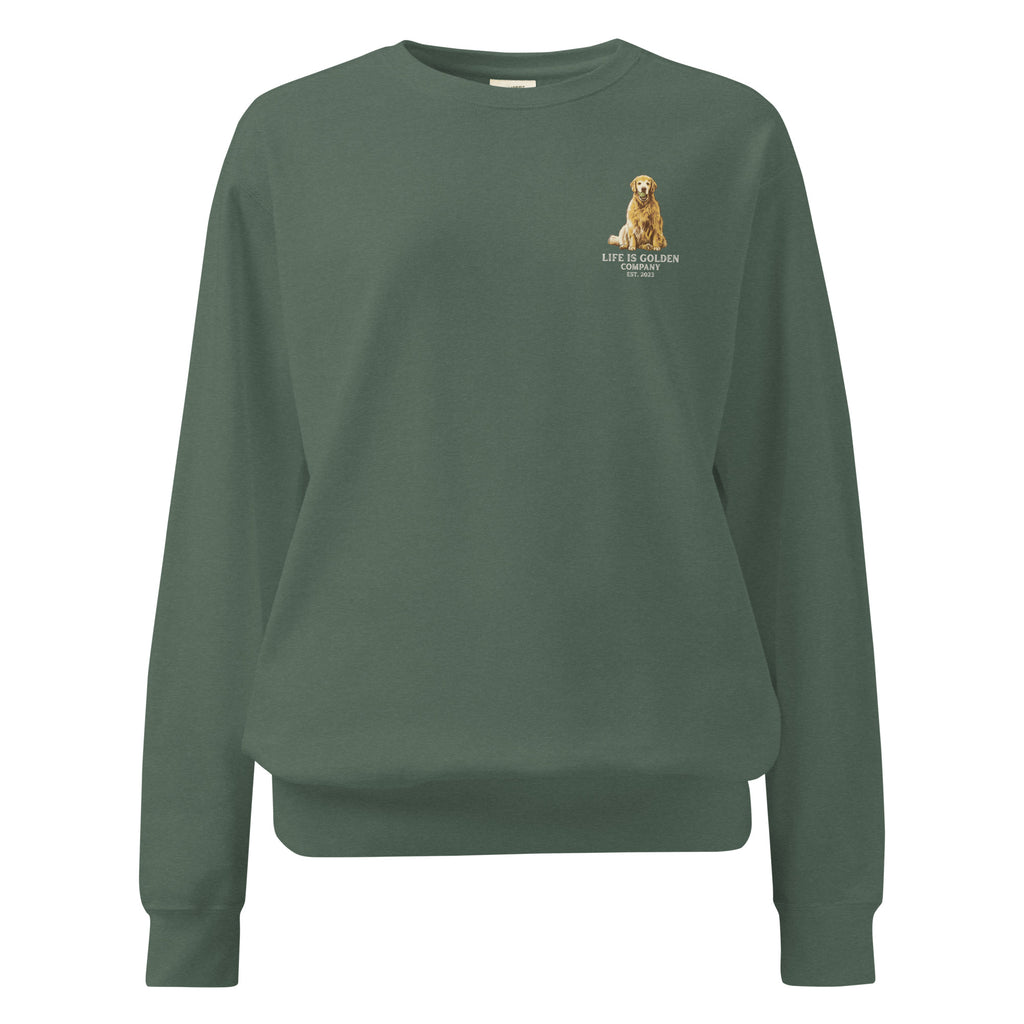 Brookins Golden Pickup Unisex garment-dyed Crew Neck