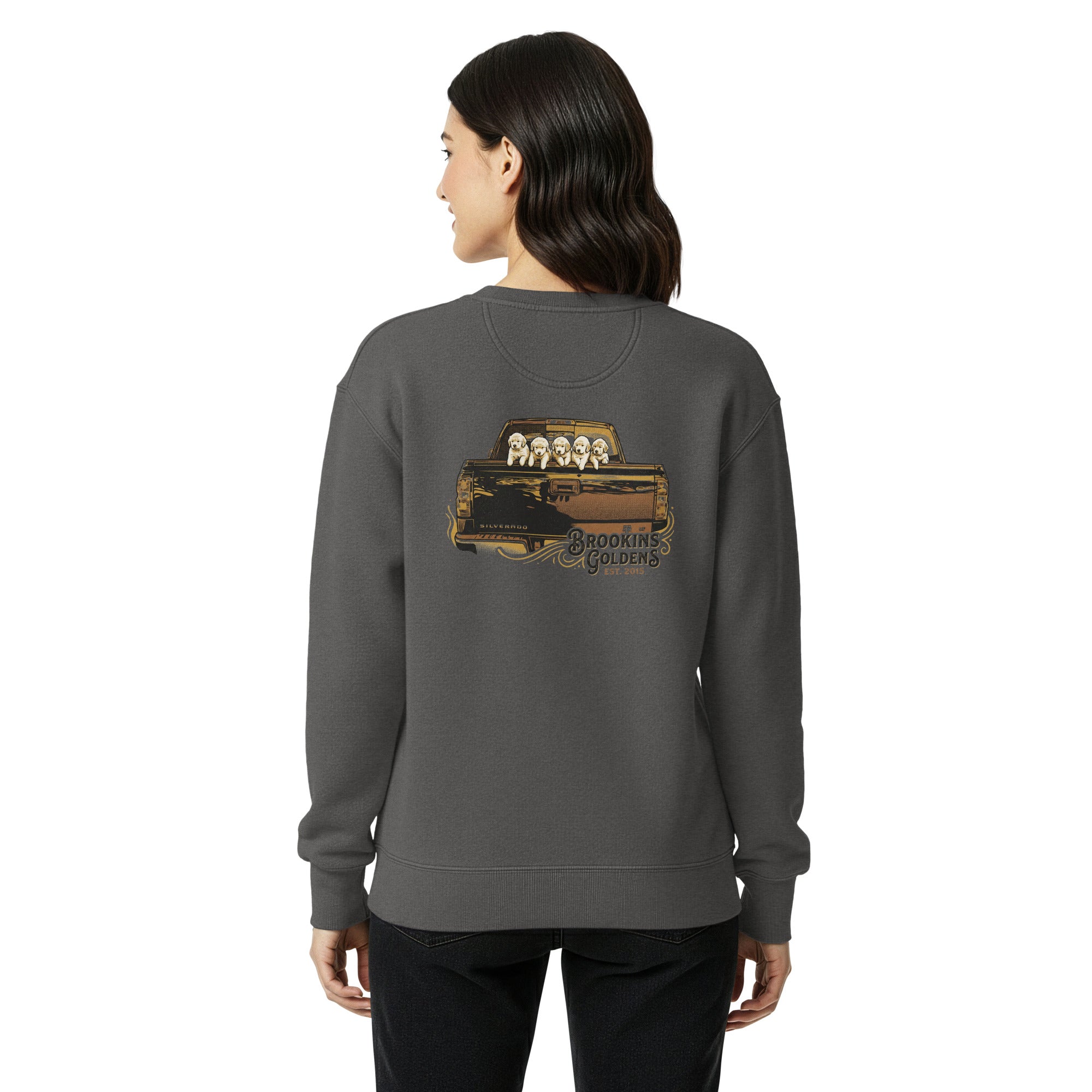 Brookins Golden Pickup Unisex garment-dyed Crew Neck