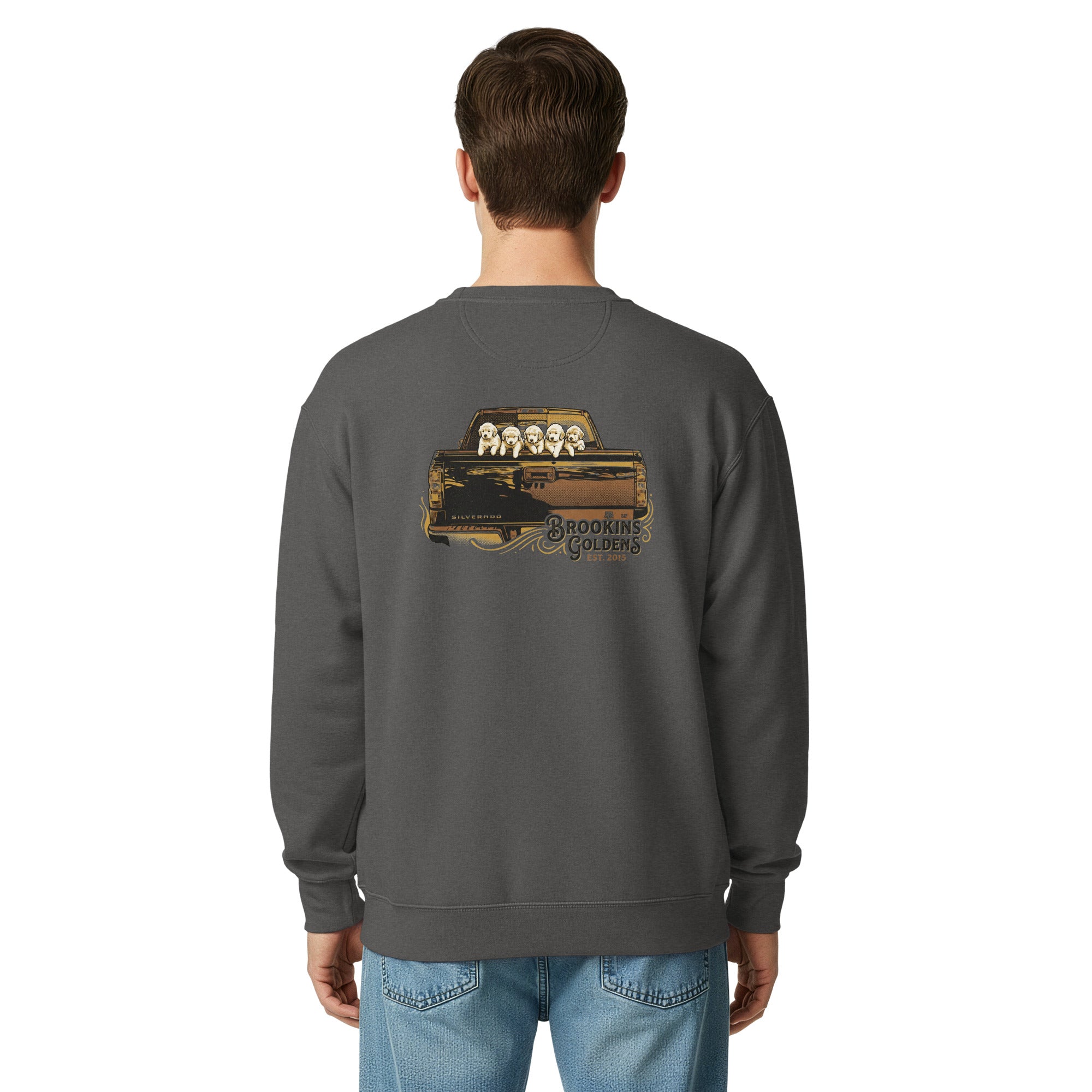 Brookins Golden Pickup Unisex garment-dyed Crew Neck
