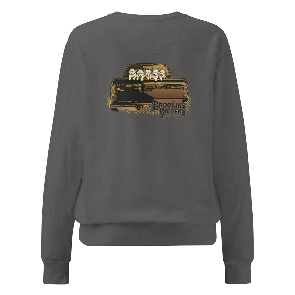 Brookins Golden Pickup Unisex garment-dyed Crew Neck