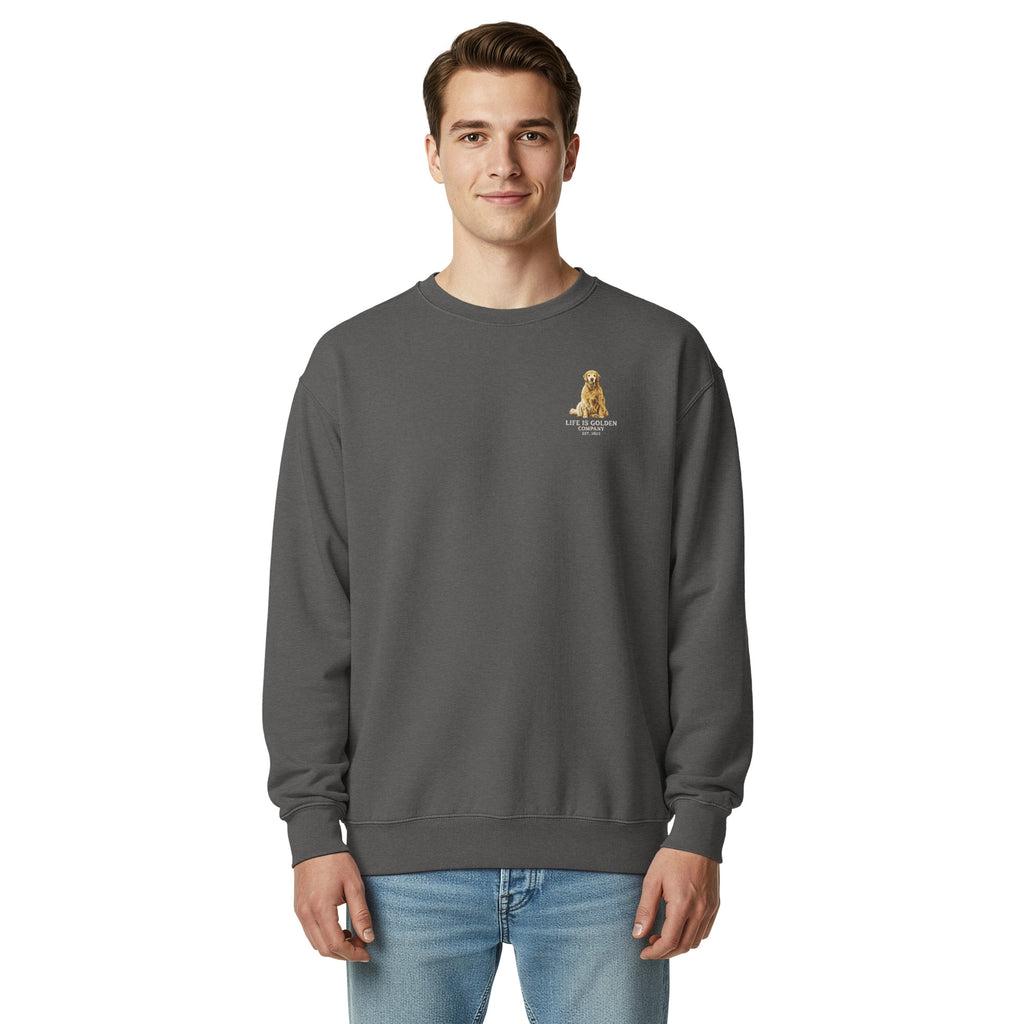 Brookins Golden Pickup Unisex garment-dyed Crew Neck