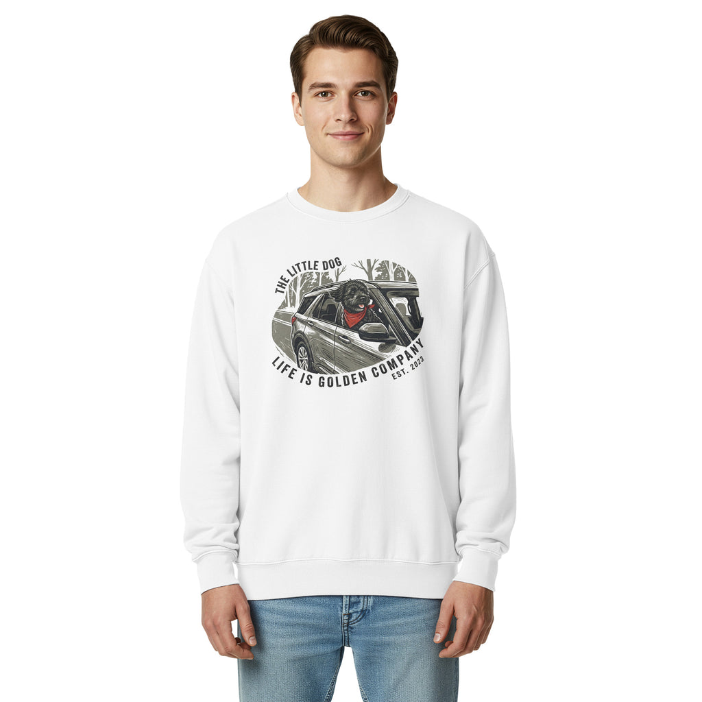 The Little Dog Unisex garment-dyed Crew Neck