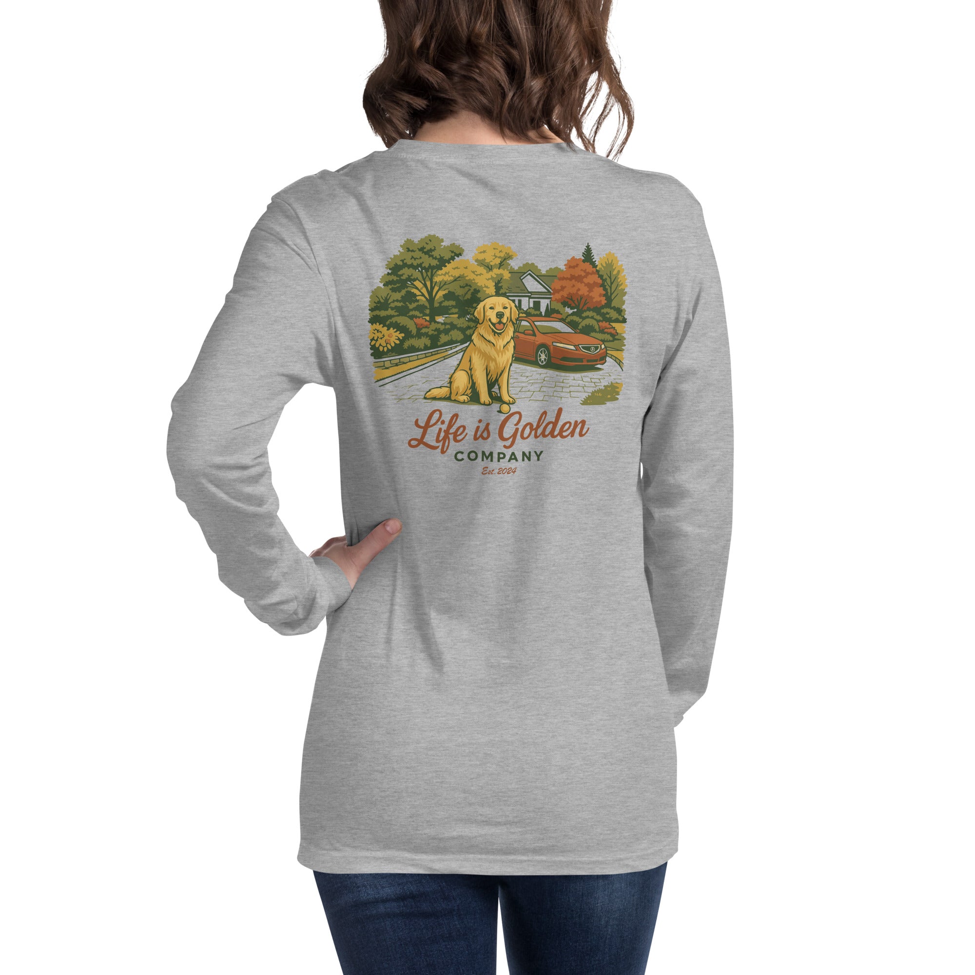 His Favorite Ride Unisex Long Sleeve Tee