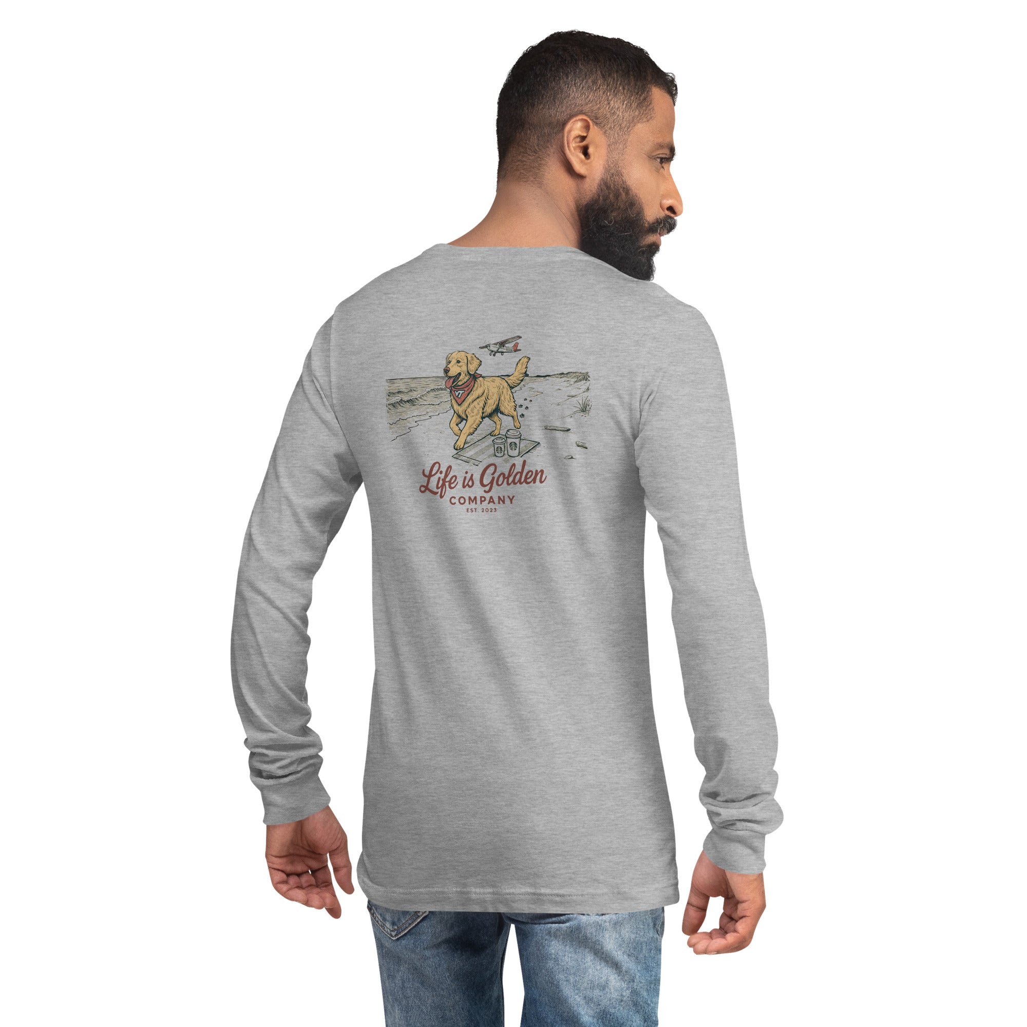 VT Beach Run Long Sleeve Tee