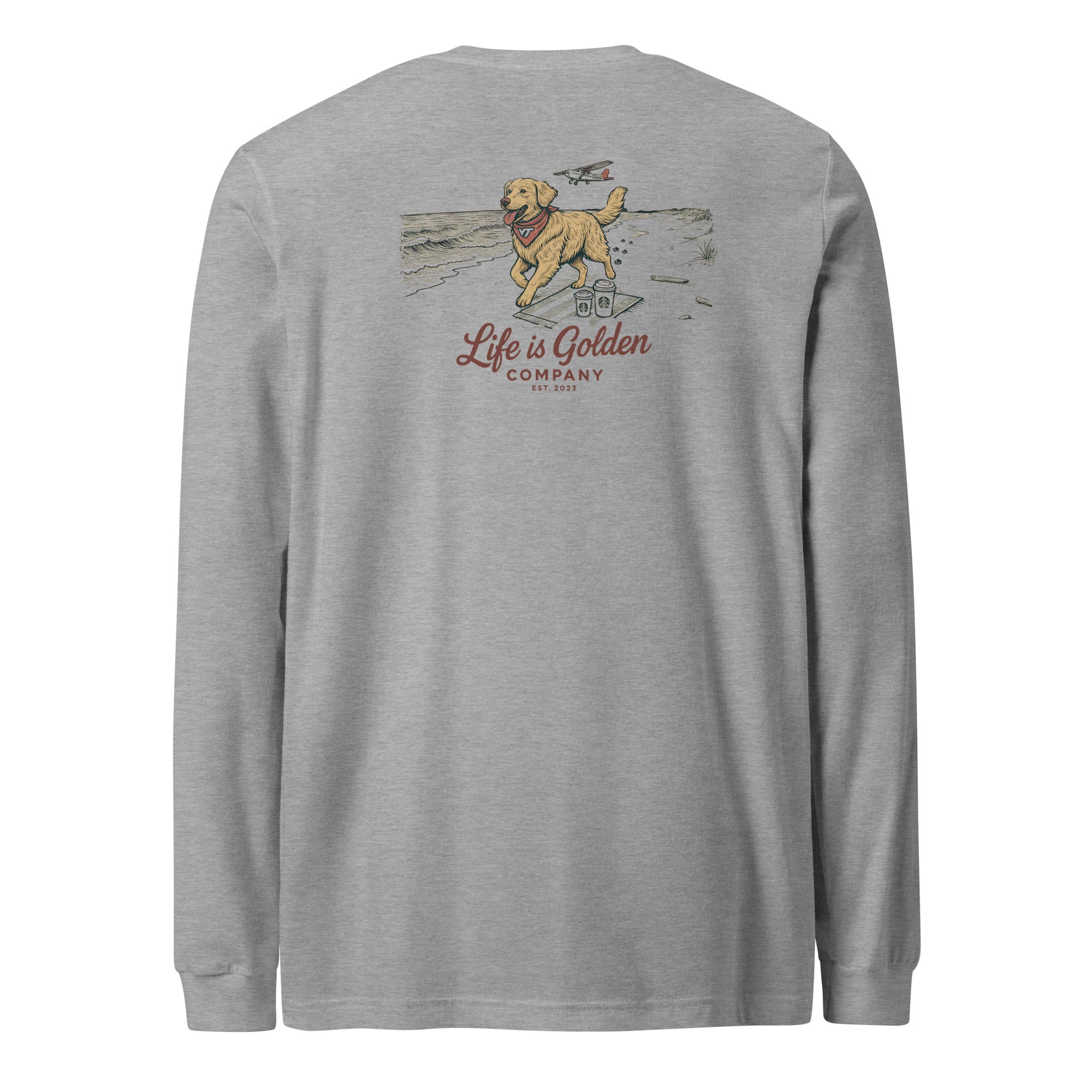 VT Beach Run Long Sleeve Tee