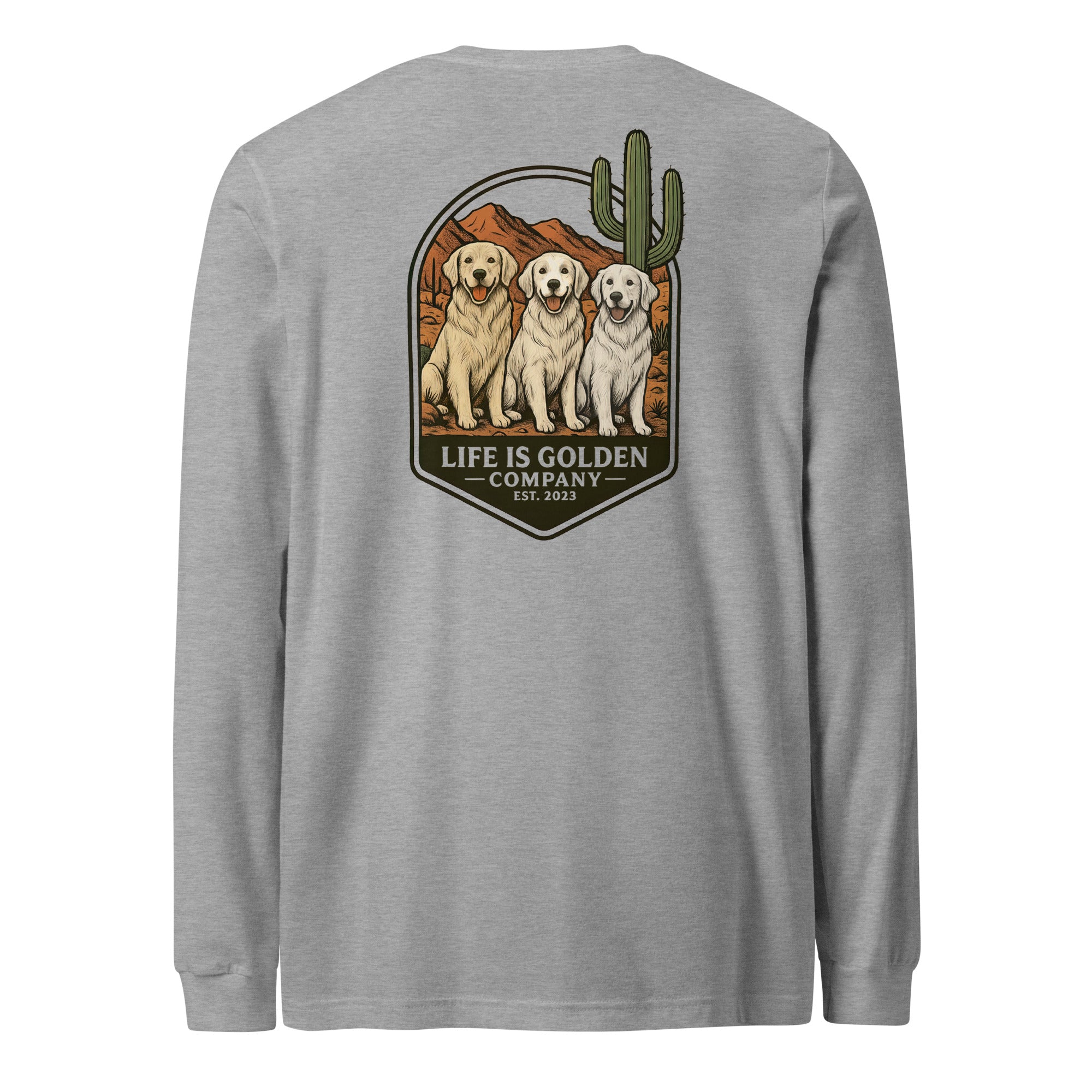 Desert Trails, Golden Tails Long Sleeve Tee