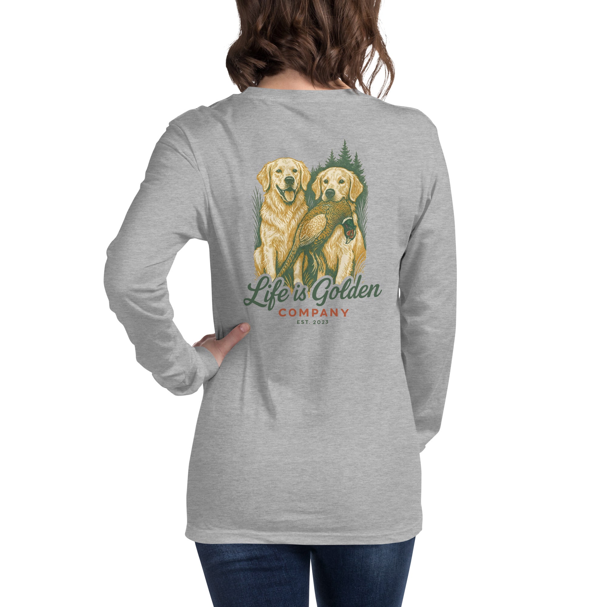 Pheasant Retrievers Unisex Long Sleeve Tee