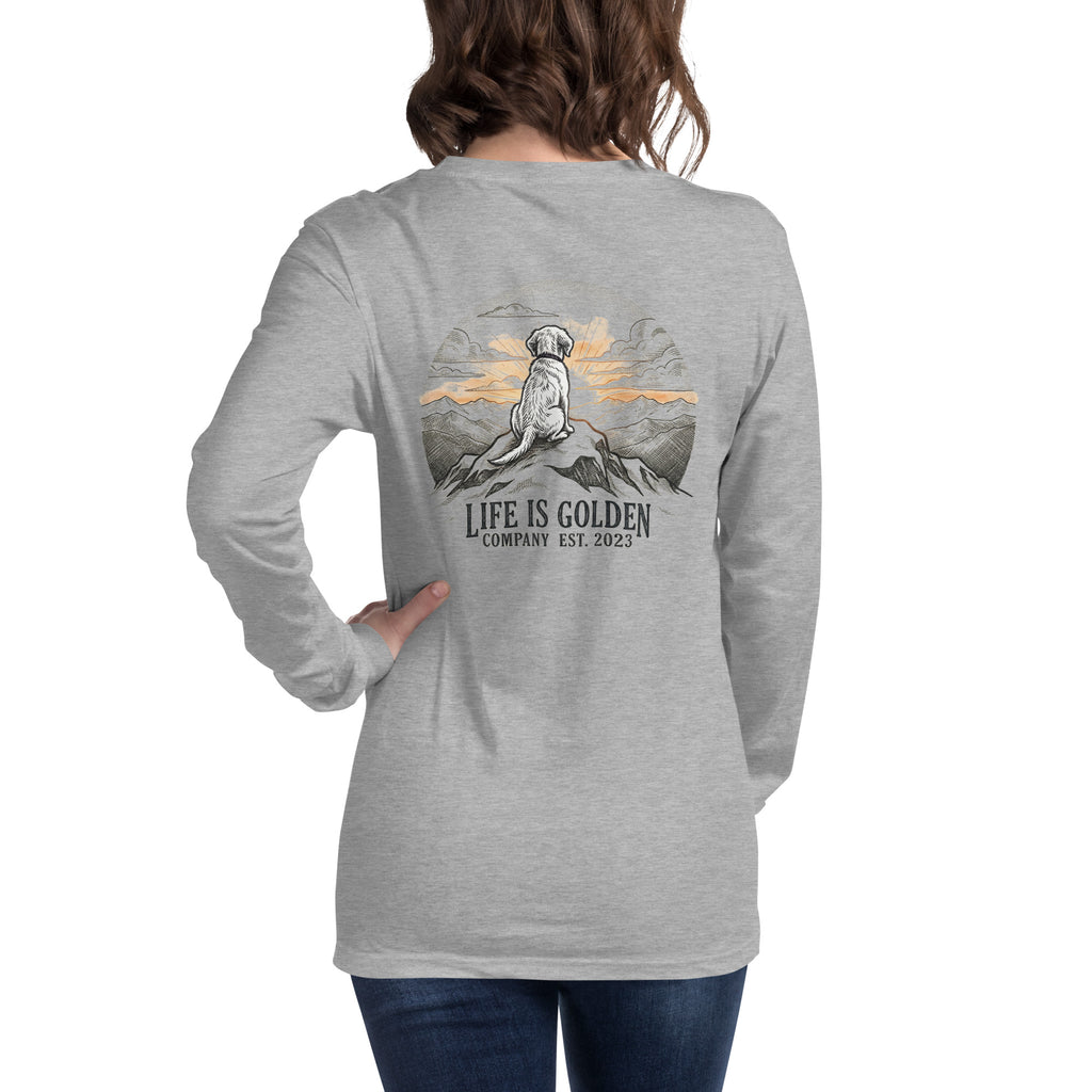 Mountain Sunset Unisex Long Sleeve Tee