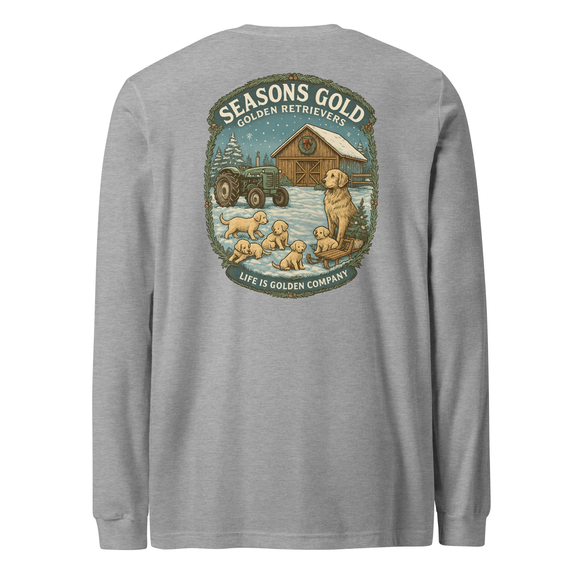 Seasons Gold Winter Unisex Long Sleeve Tee