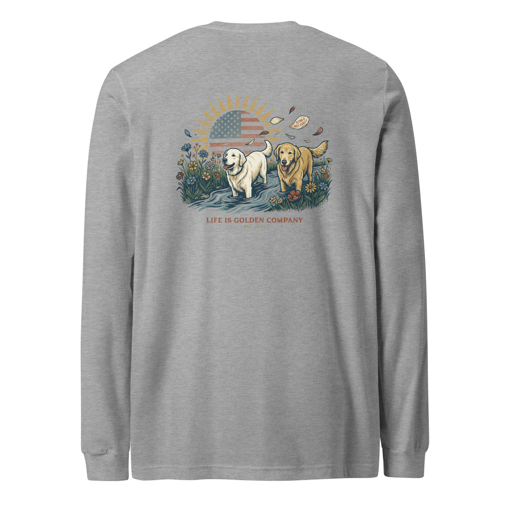 Flynn &amp; Miss Violet Unisex Long Sleeve Tee