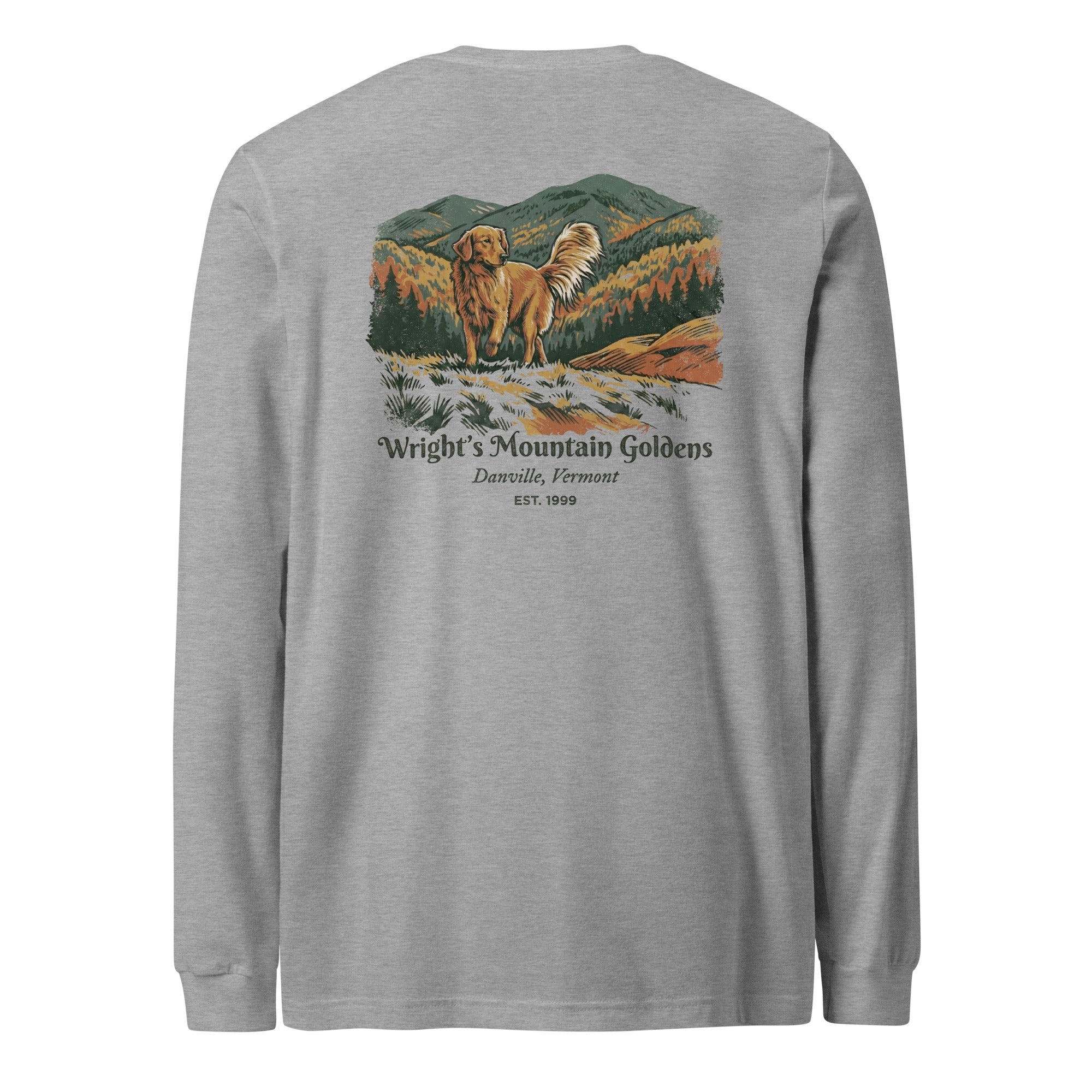 Wright's Mountain Goldens Unisex Long Sleeve Tee