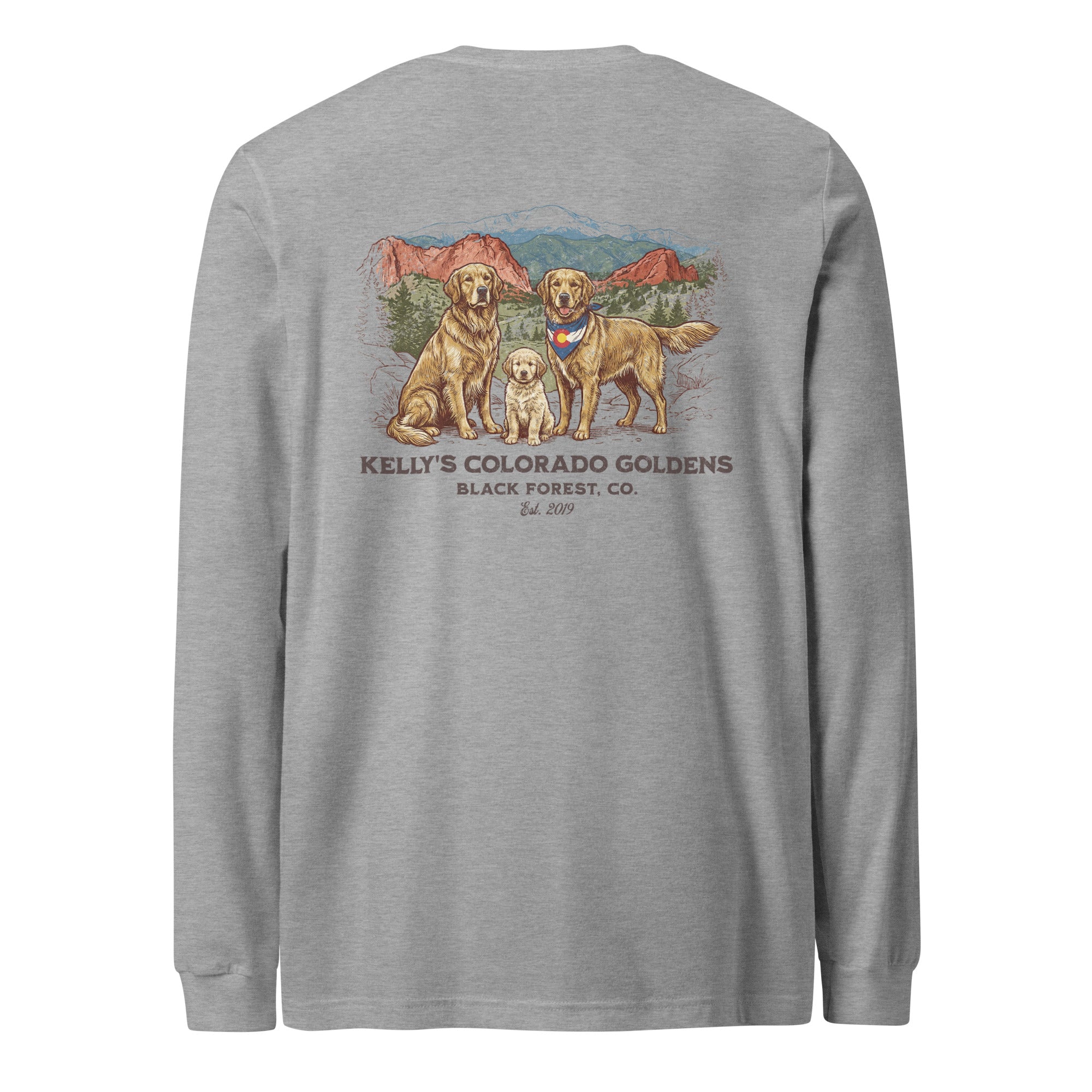 Kelly's CO Goldens Unisex Long Sleeve Tee