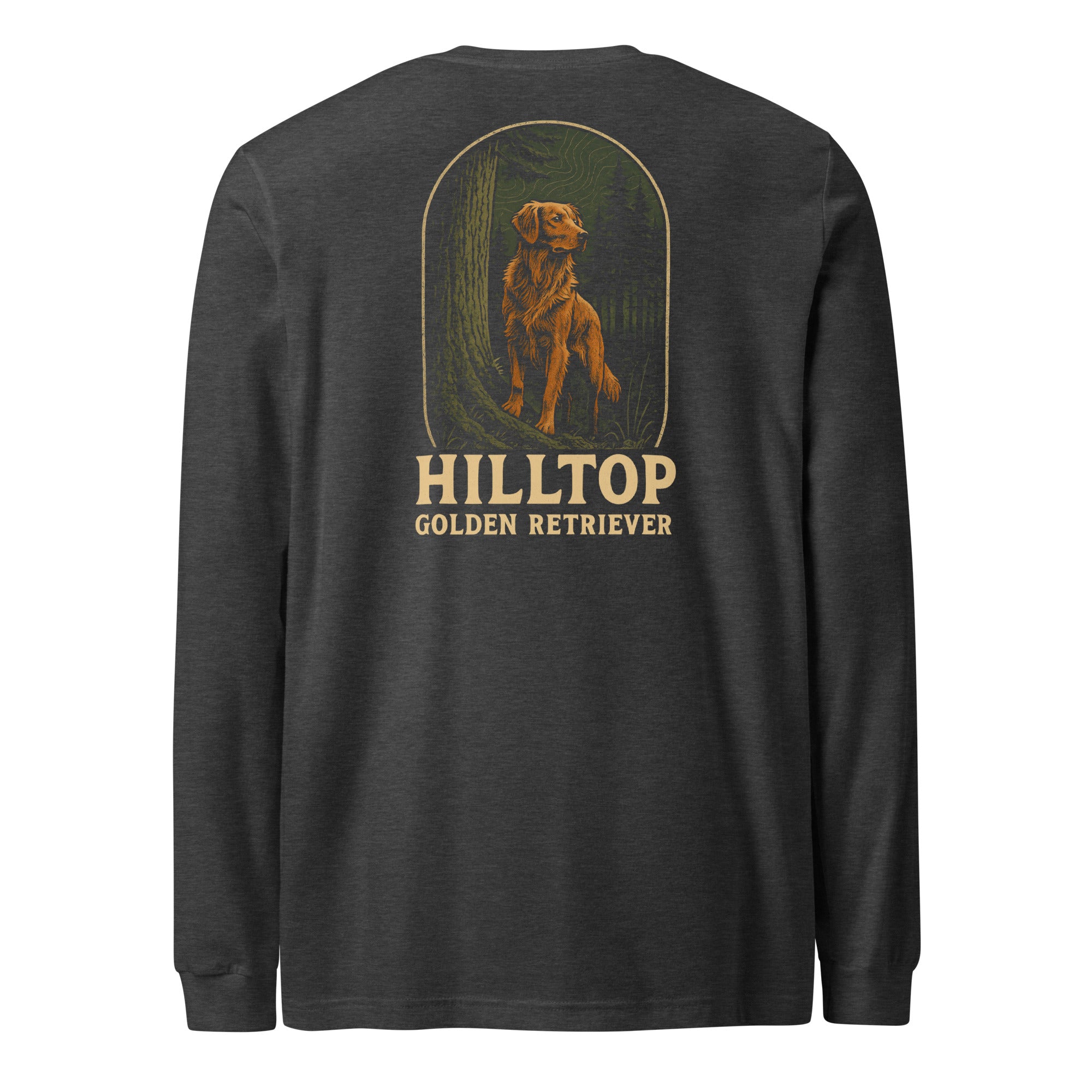 Hilltop Golden Retriever Unisex Long Sleeve Tee