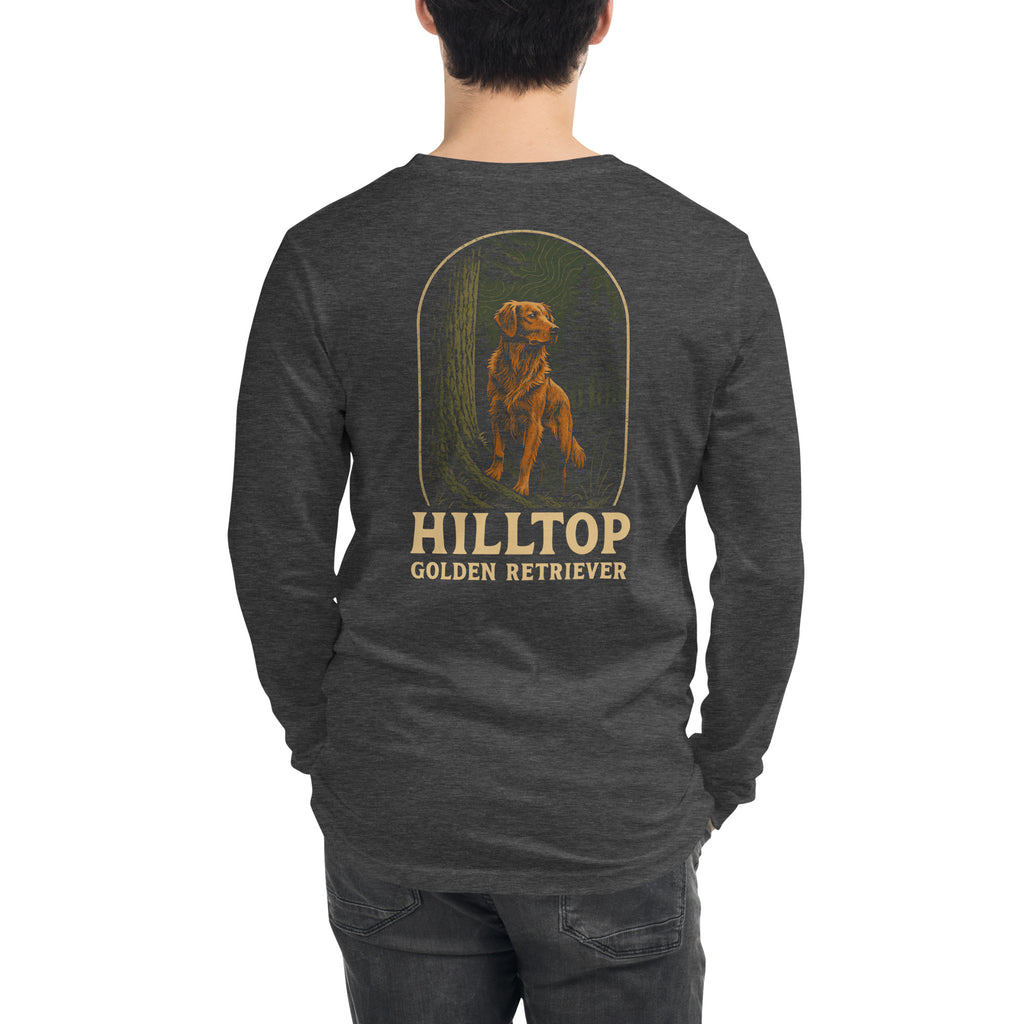 Hilltop Golden Retriever Unisex Long Sleeve Tee