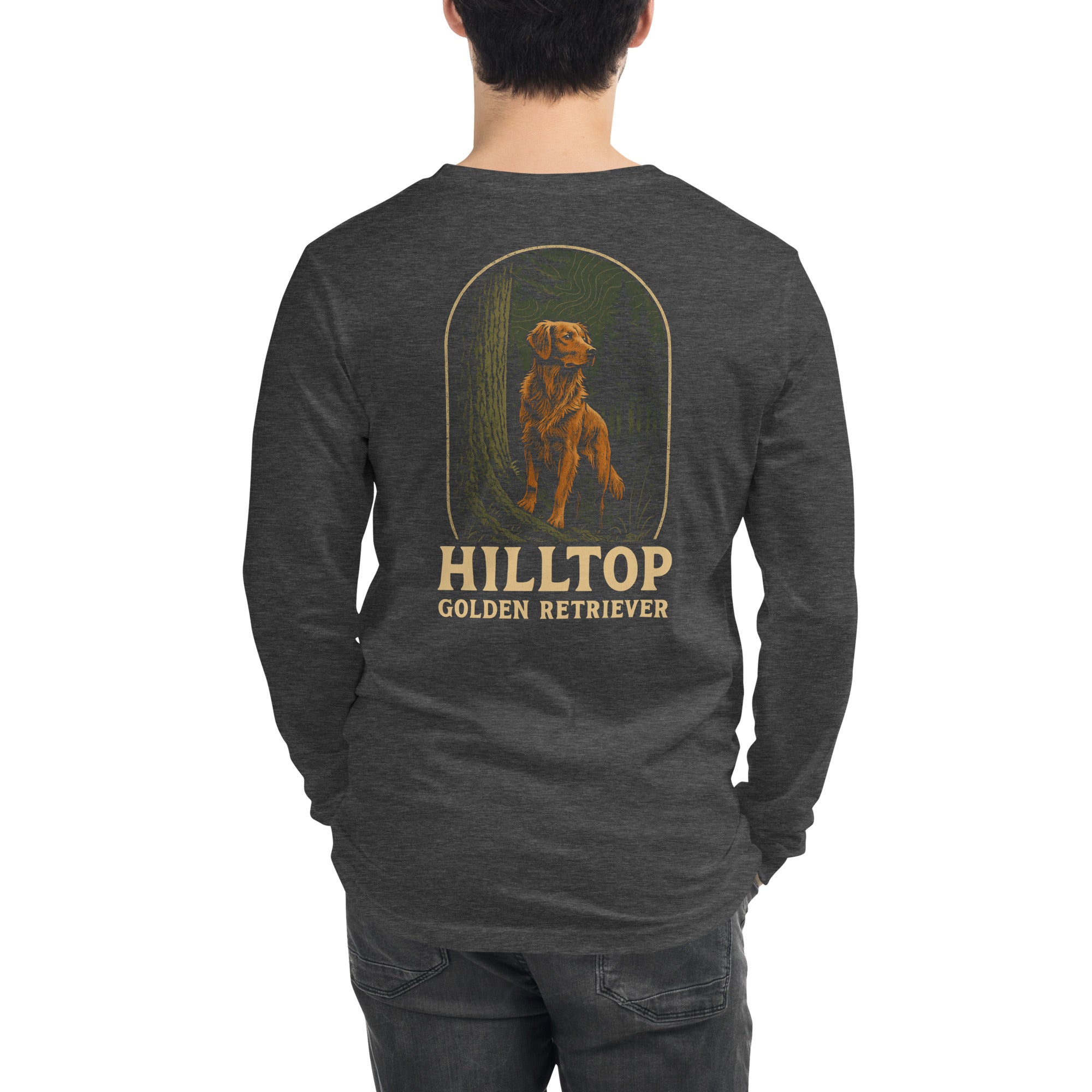 Hilltop Golden Retriever Unisex Long Sleeve Tee