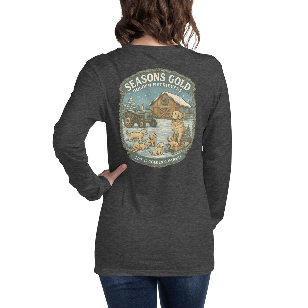 Seasons Gold Winter Unisex Long Sleeve Tee