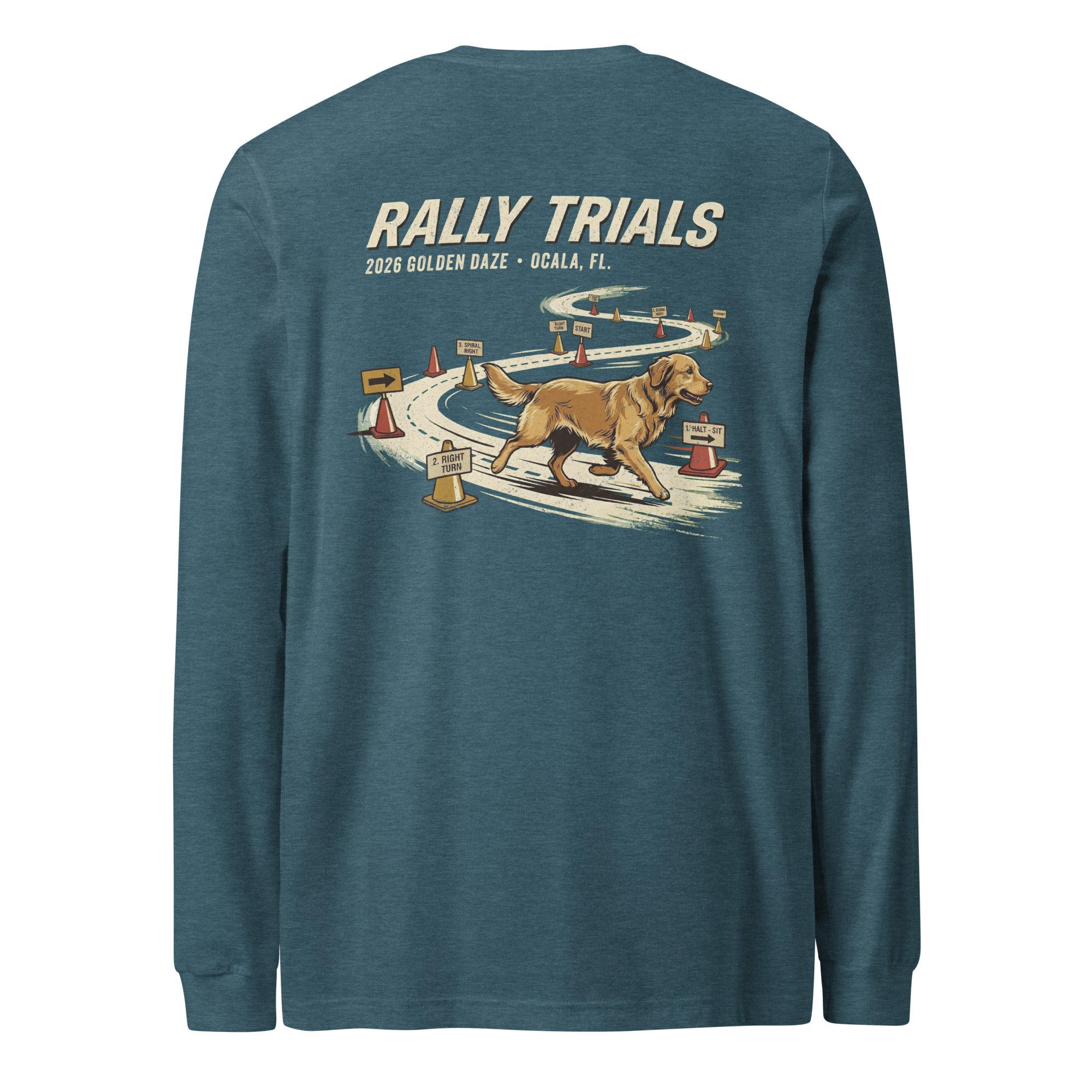 Golden Daze Rally Trials Unisex Long Sleeve Tee