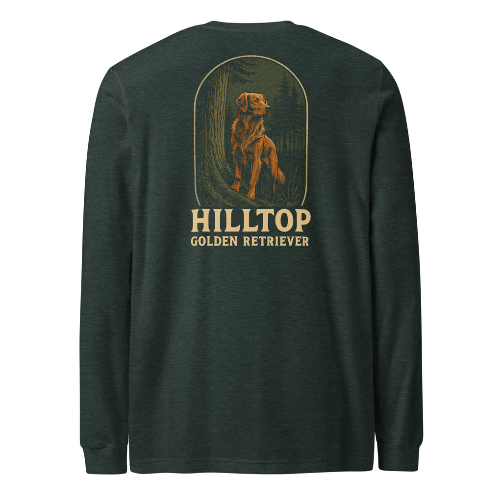 Hilltop Golden Retriever Unisex Long Sleeve Tee