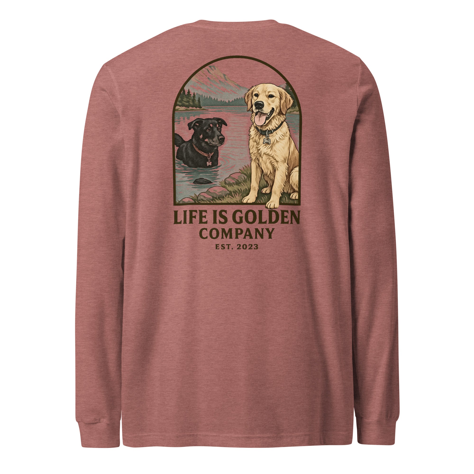 Mountain Swim Unisex Long Sleeve Tee