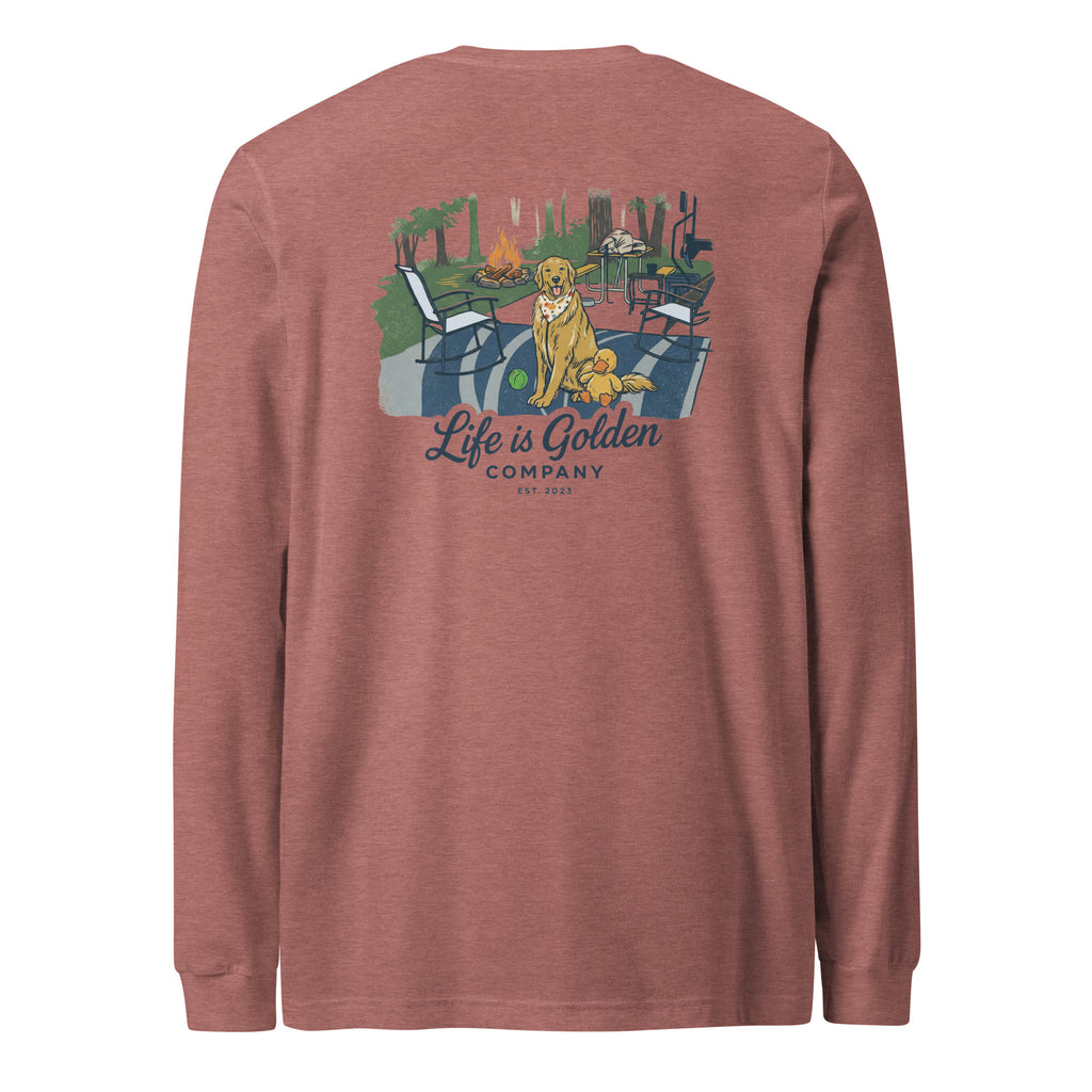 Playful Campsite Unisex Long Sleeve Tee
