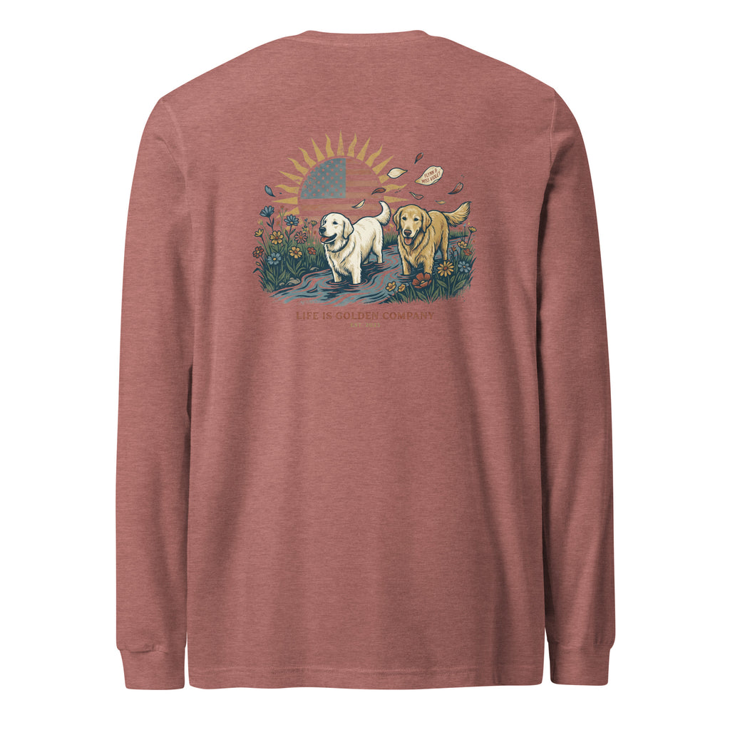 Flynn &amp; Miss Violet Unisex Long Sleeve Tee