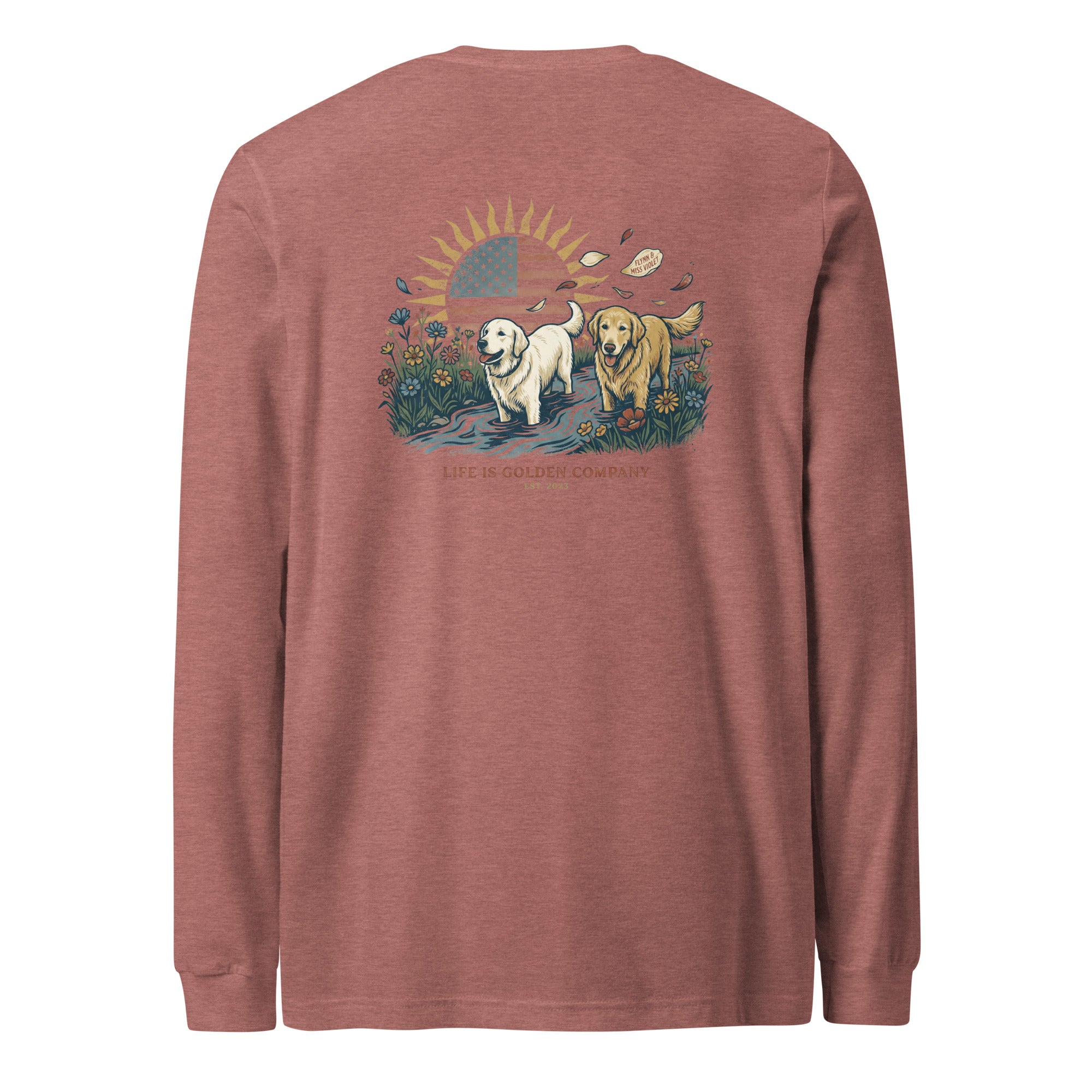 Flynn &amp; Miss Violet Unisex Long Sleeve Tee