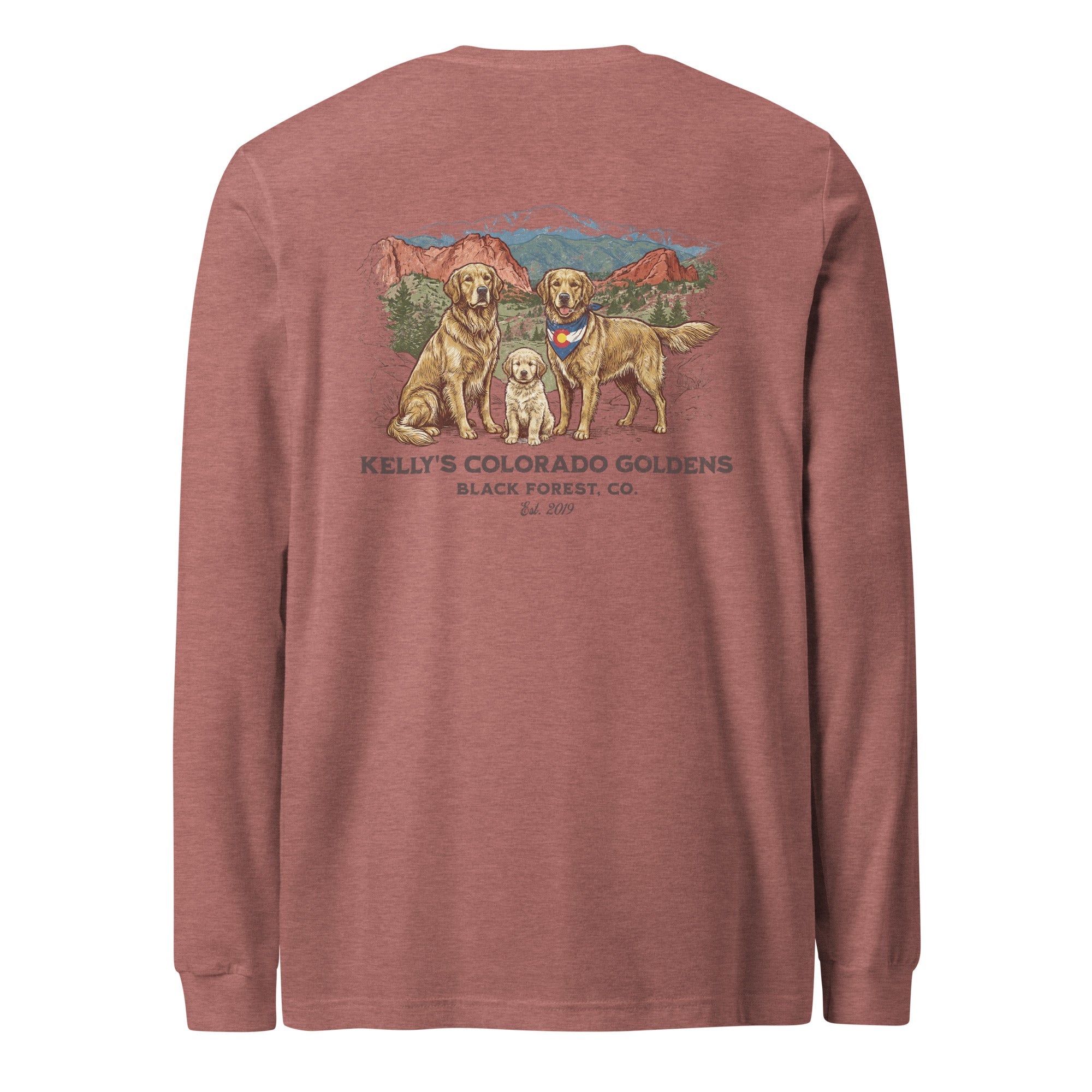 Kelly's CO Goldens Unisex Long Sleeve Tee