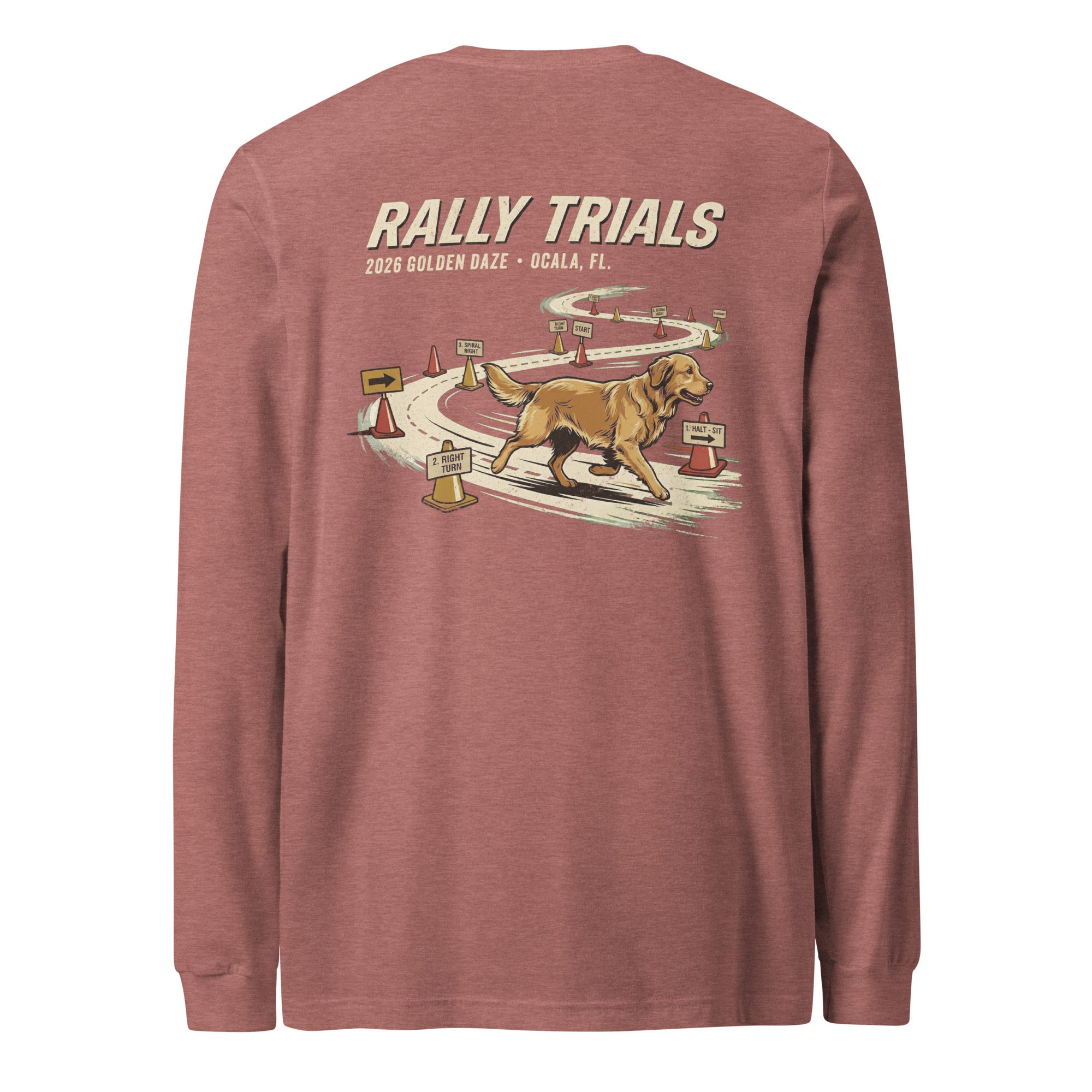 Golden Daze Rally Trials Unisex Long Sleeve Tee