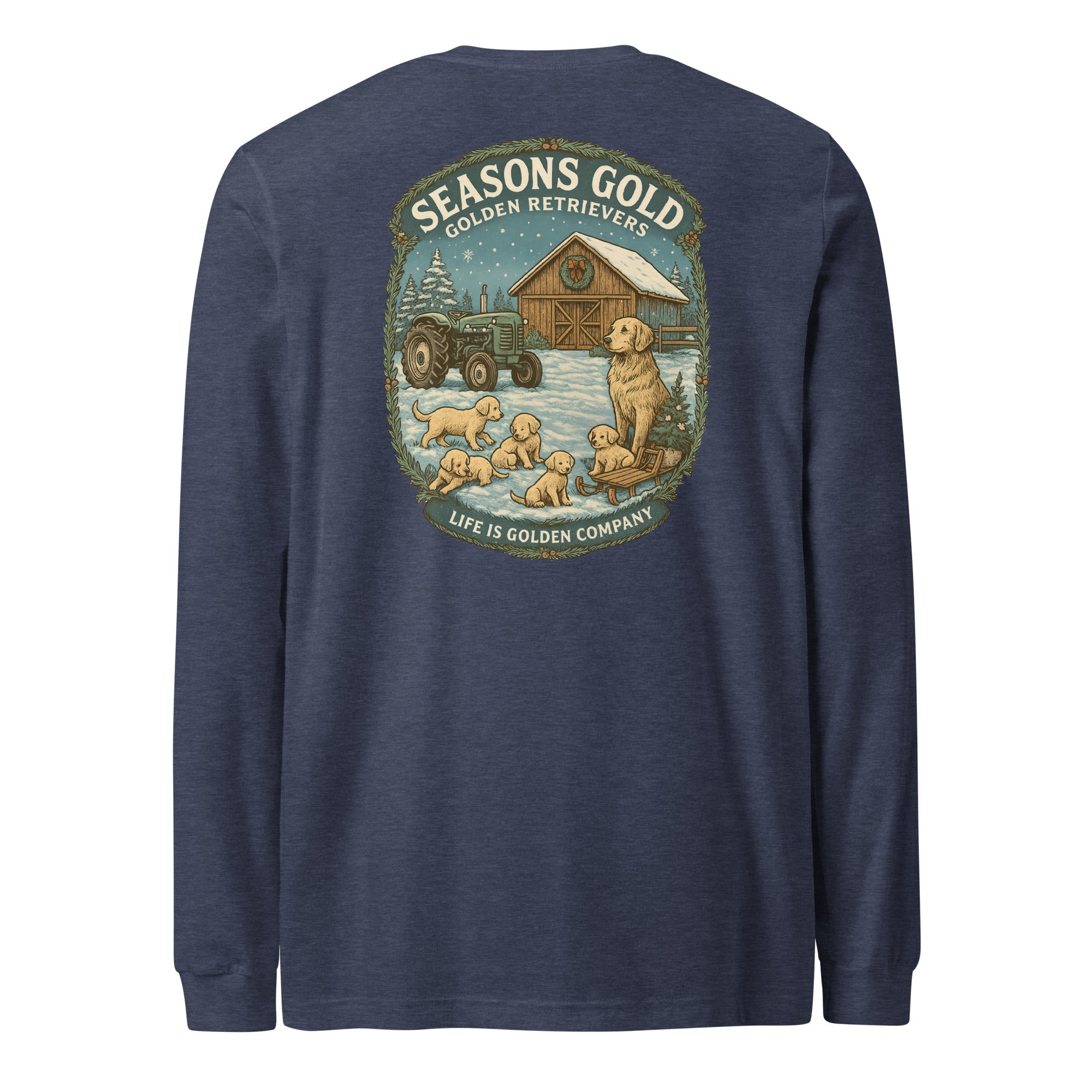 Seasons Gold Winter Unisex Long Sleeve Tee