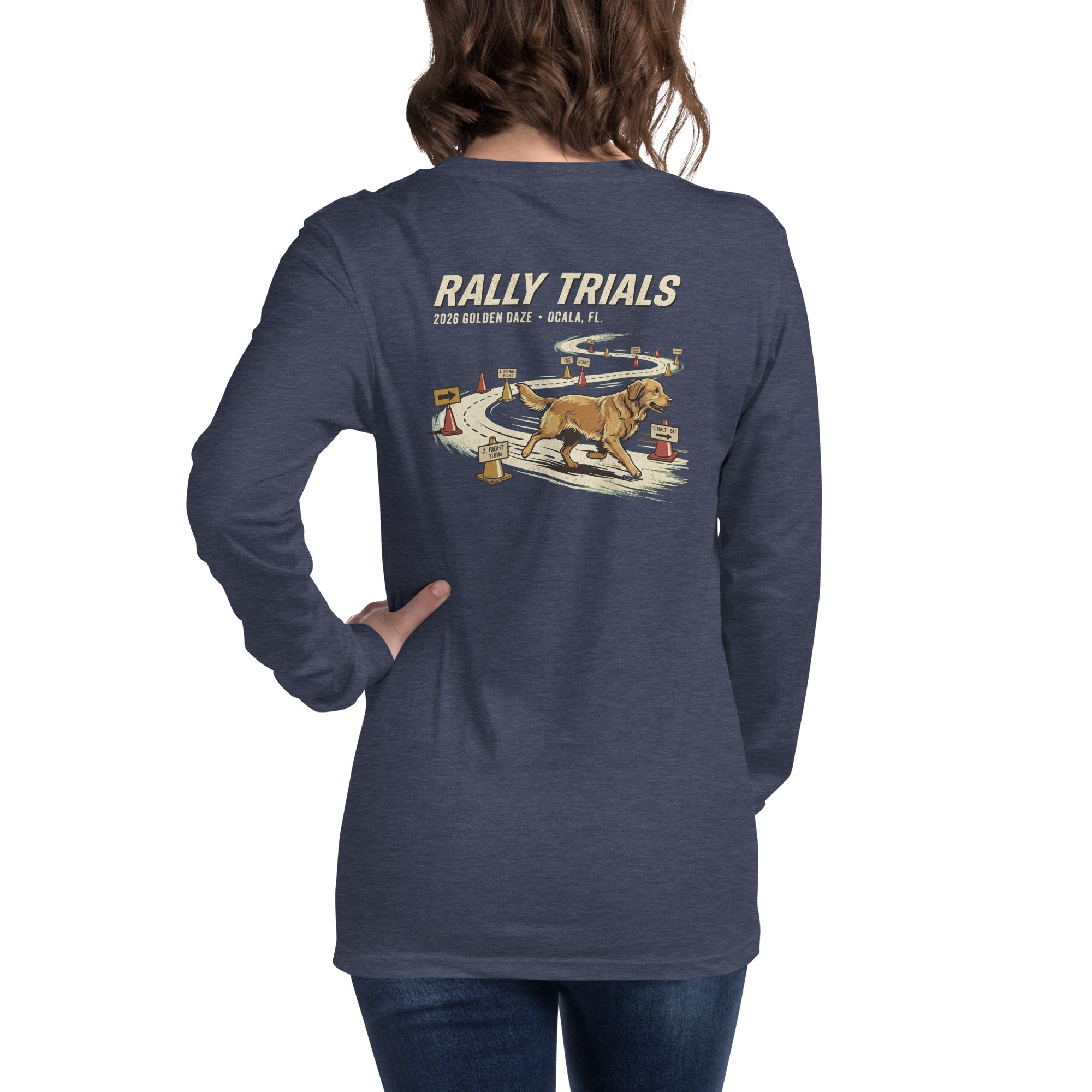 Golden Daze Rally Trials Unisex Long Sleeve Tee